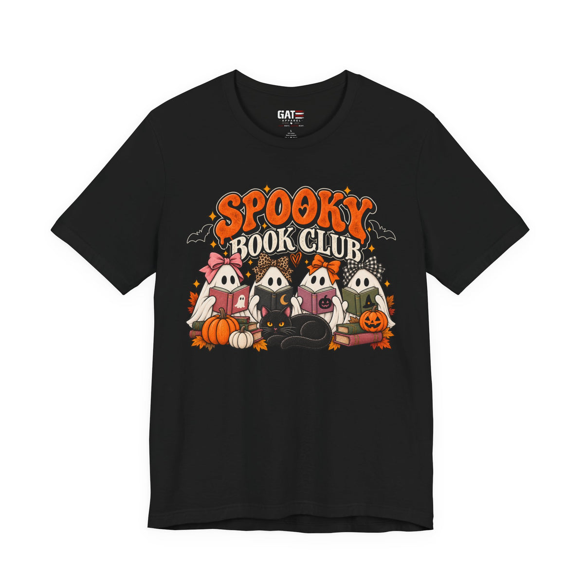 Spooky Book Club Halloween Shirt | Ghost Reading Tee