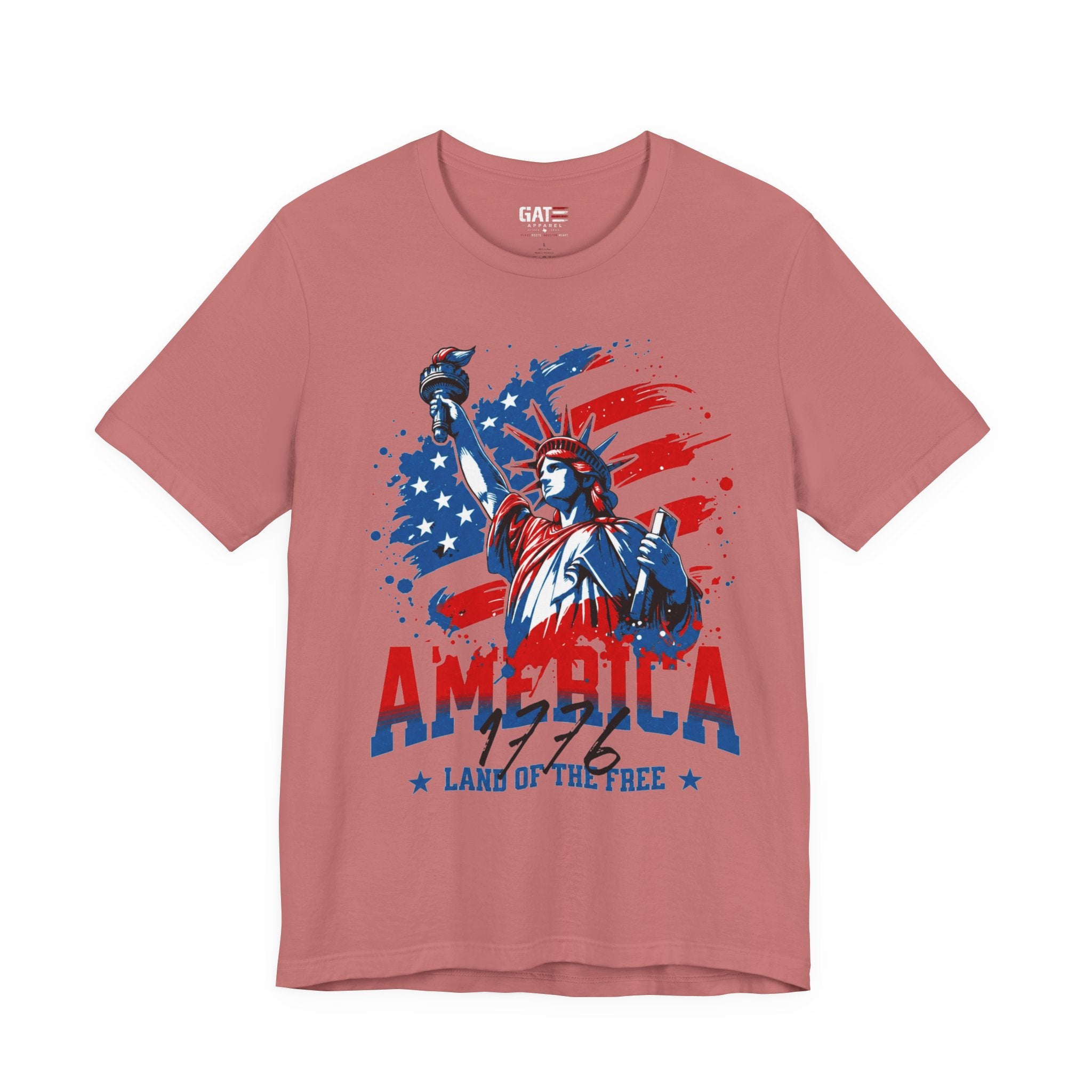 America Statue of Liberty T-Shirt – Land of the Free Patriotic Tee