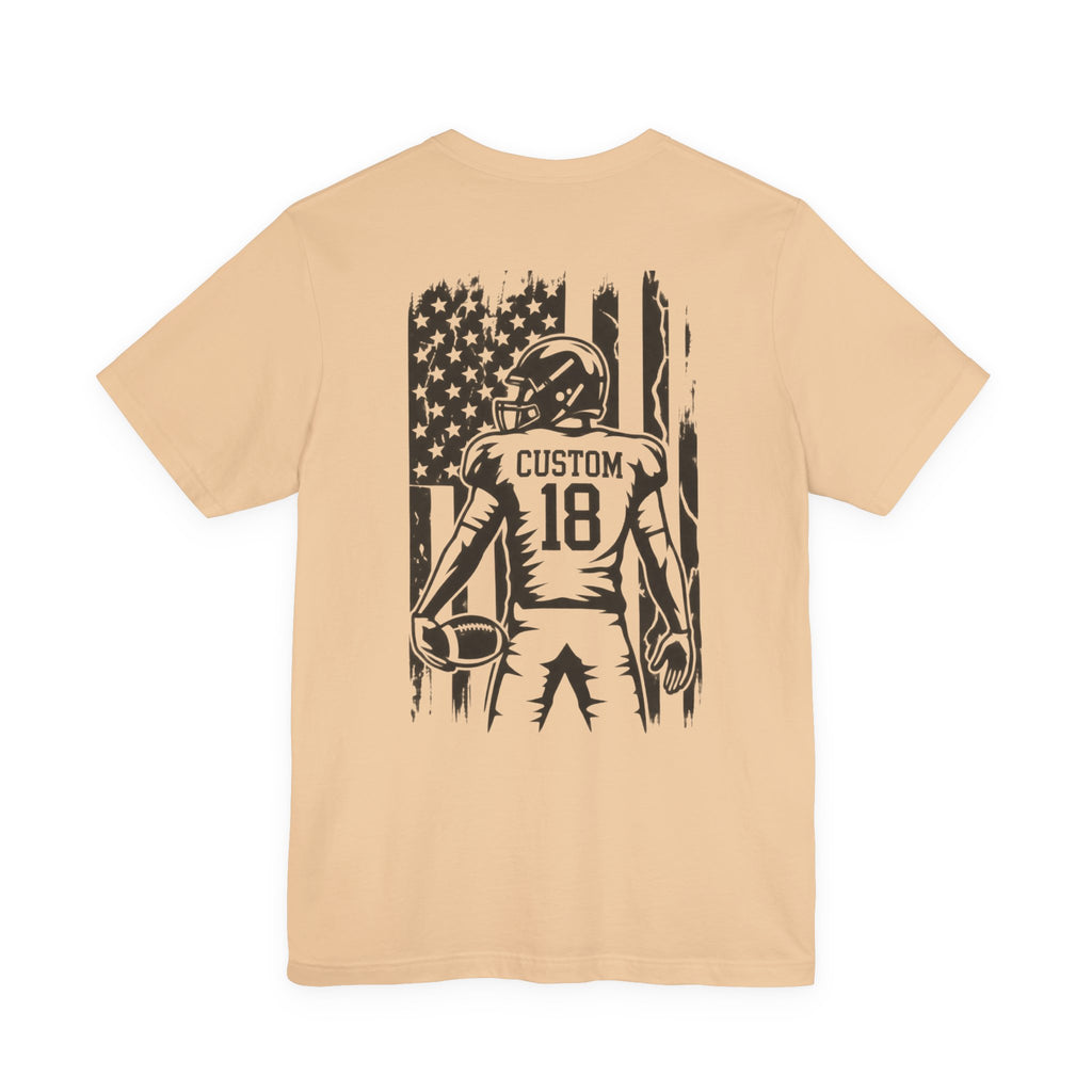 Football Mom Personalized Shirt Custom Player Name Number Game Day Tee