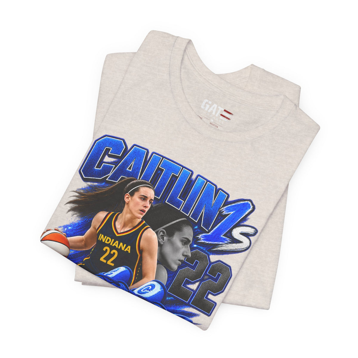 Caitlin Clark Caitlin 1s Blue Racer Sneaker Shirt
