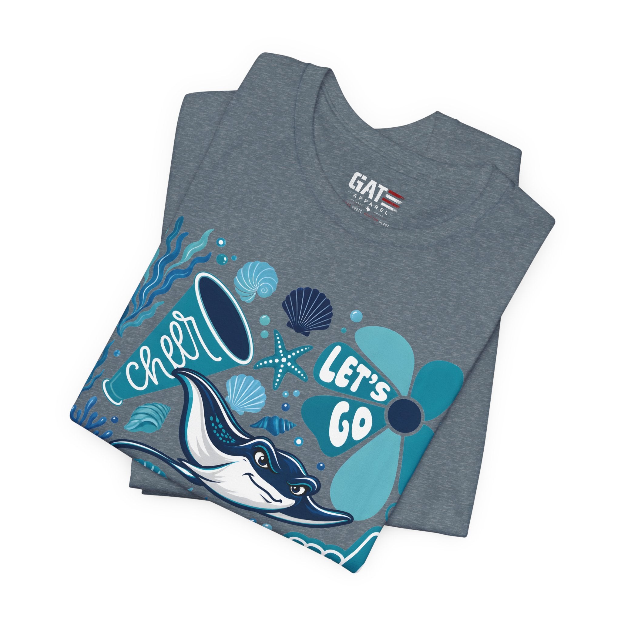 Melton Graphic Tee — 'Let's Go' Ocean Adventure T-Shirt