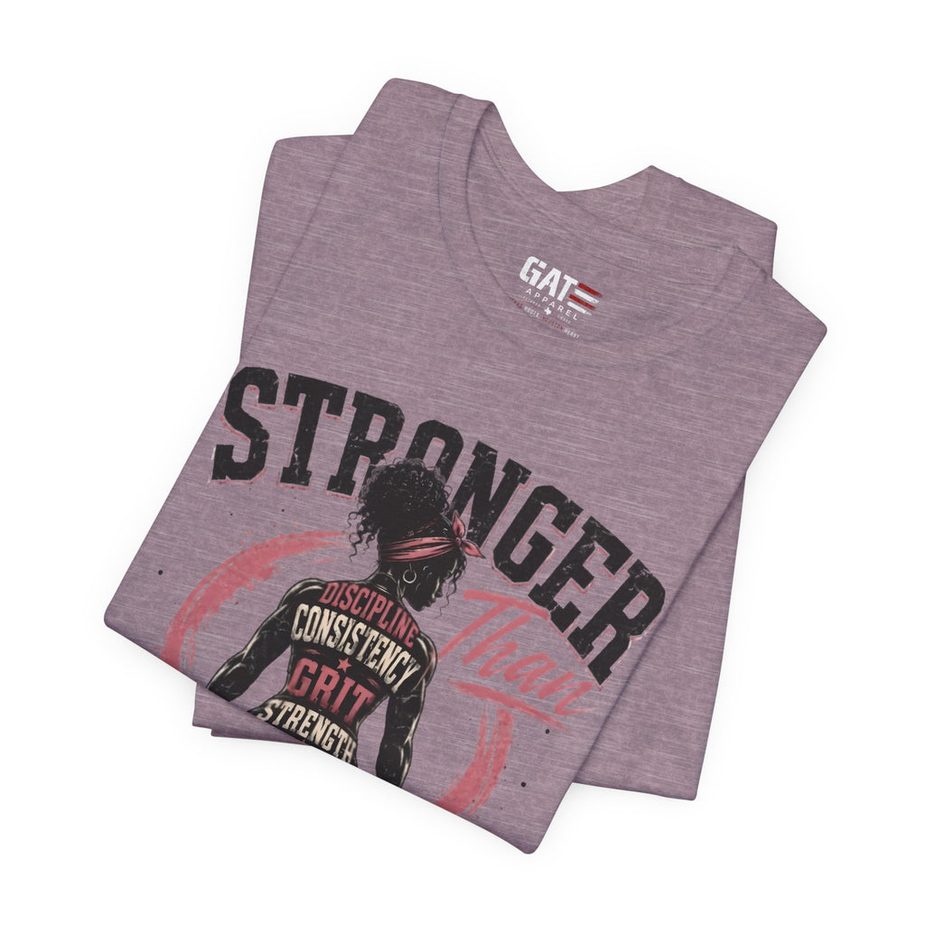 Stronger Than Excuses Shirt, Women's Gym Shirt, Motivational Workout Tee, Weightlifting Shirt, Fitness Gift for Her