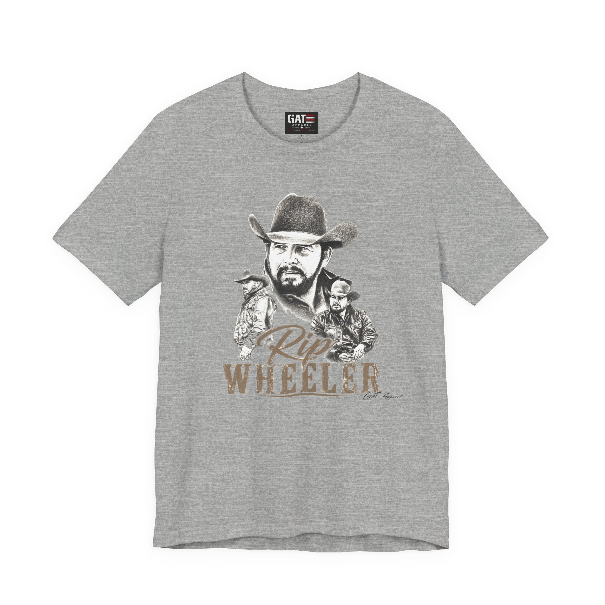 Get Ripped Yellowstone Inspired Cowboy Graphic Tee | Dutton Ranch Shirt