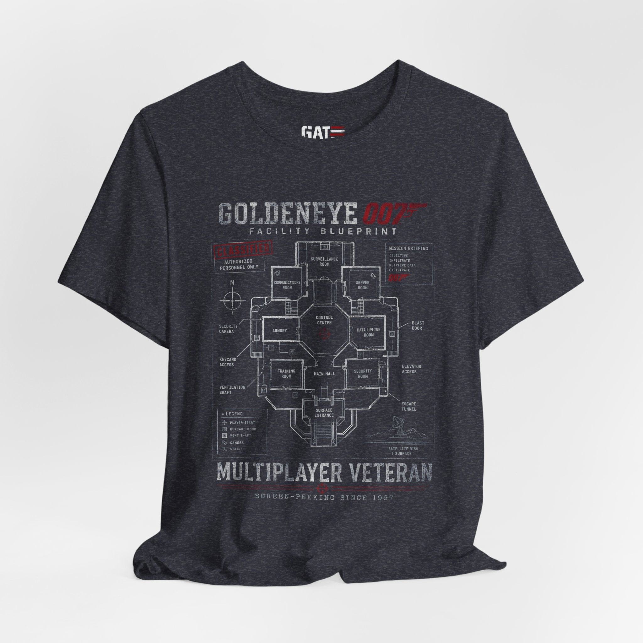 GoldenEye 007 Shirt, Retro Gaming Shirt, N64 Gamer Gift, 90s Gaming Shirt, Father's Day Gift for Him