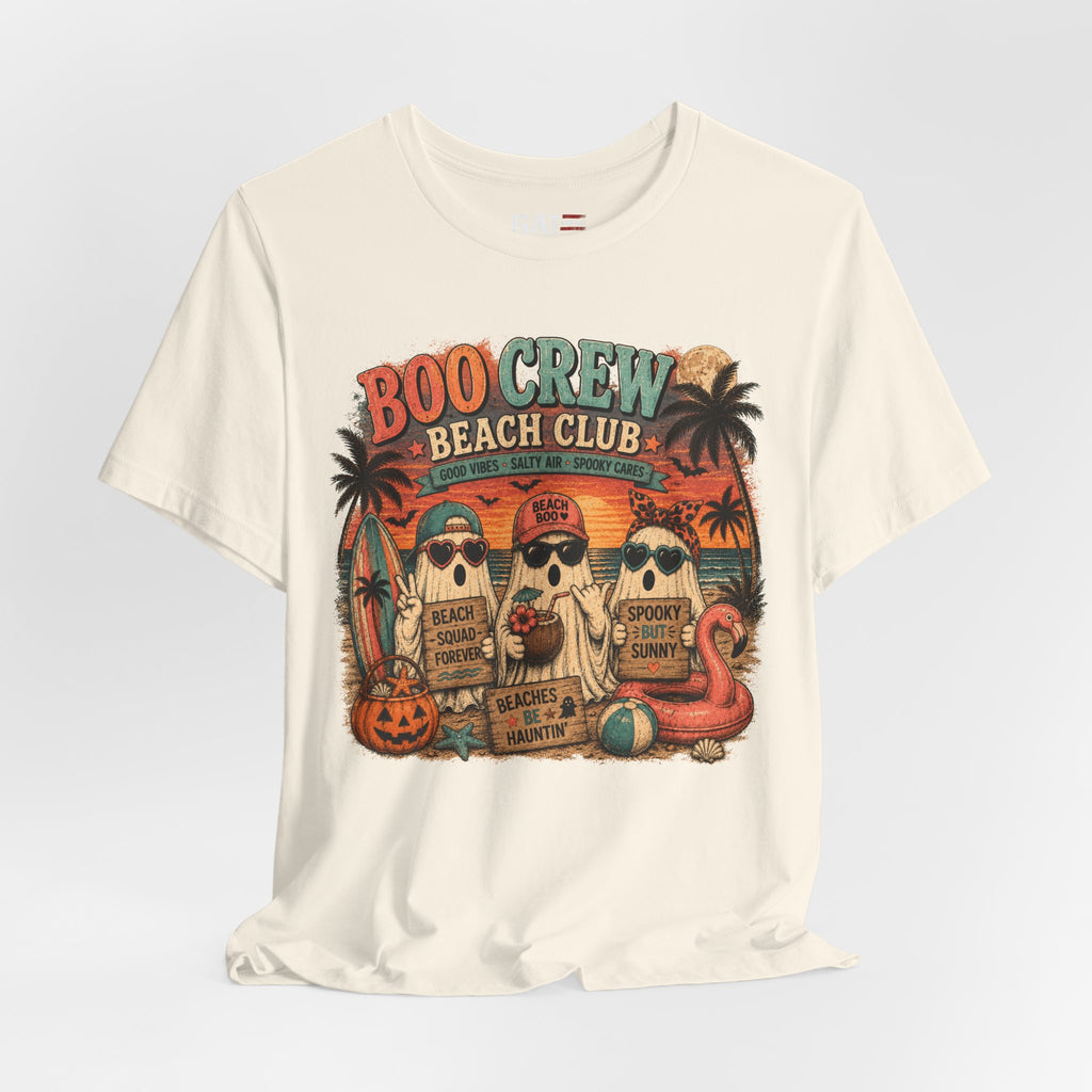 Summerween Shirt, Spooky Beach Shirt, Ghost Beach Tee, Halloween Beach Shirt, Coastal Halloween Tee, Tropical Ghost Shirt