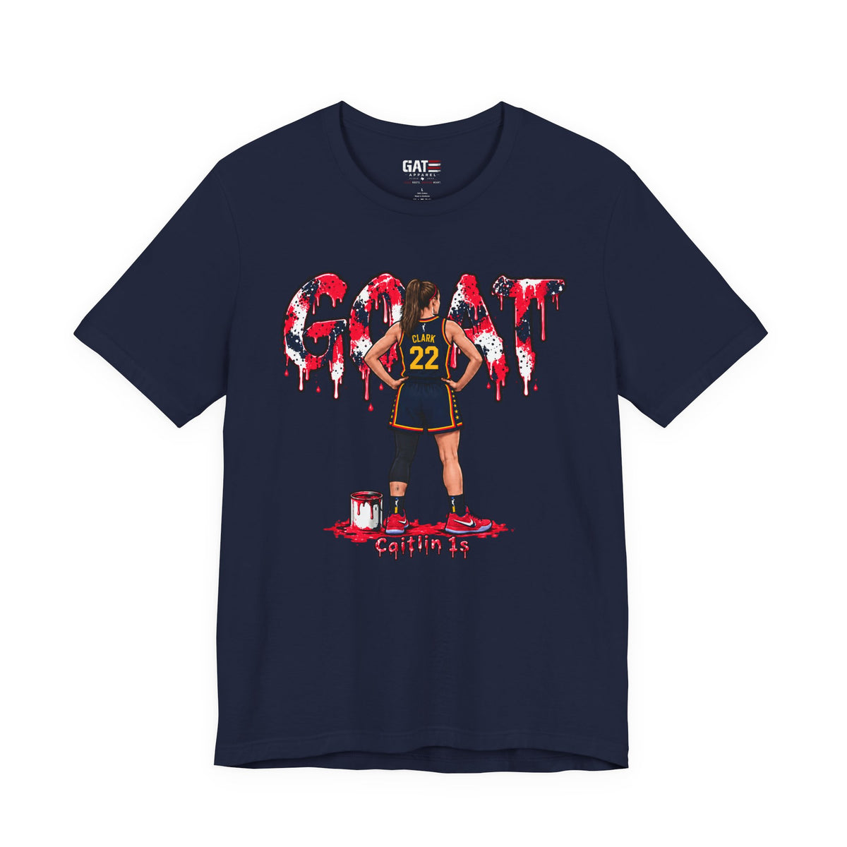 Caitlin Clark Caitlin 1s GOAT Sneaker Shirt | Fever Tee