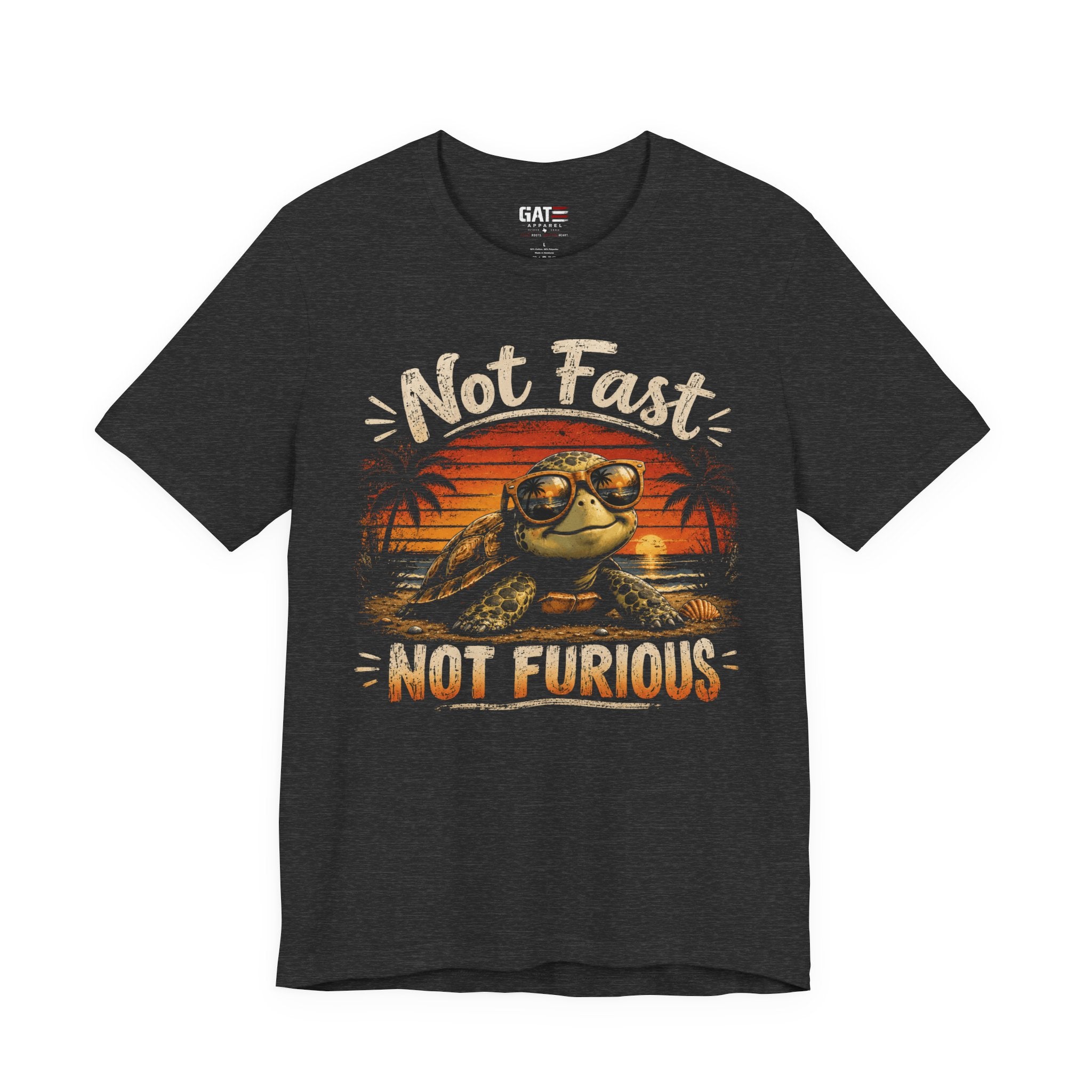 T-Shirt — “Not Fast Not Furious” Turtle Beach Tee