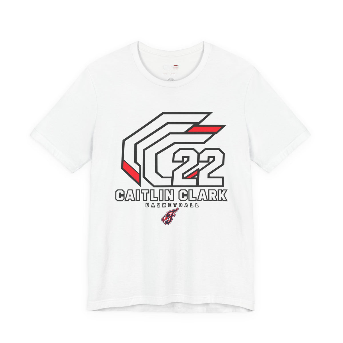 Caitlin Clark CC22 Monogram Shirt | Indiana Fever WNBA Tee