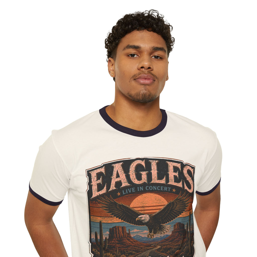 Eagles 'Hotel California' Vintage Tour Ringer Tee