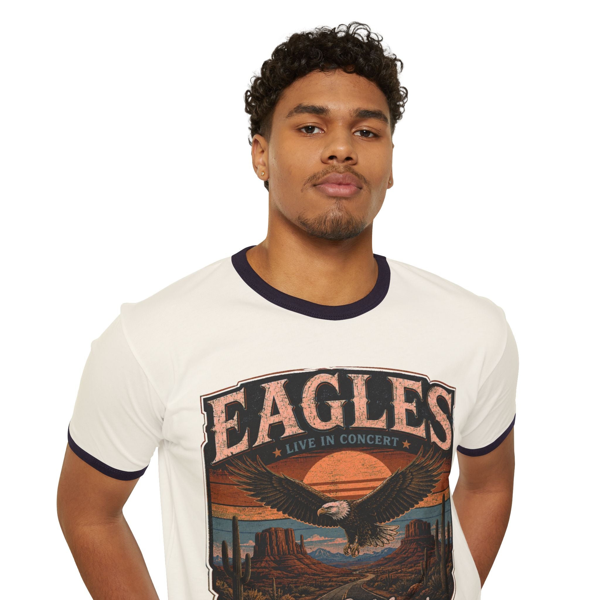 Eagles 'Hotel California' Vintage Tour Ringer Tee