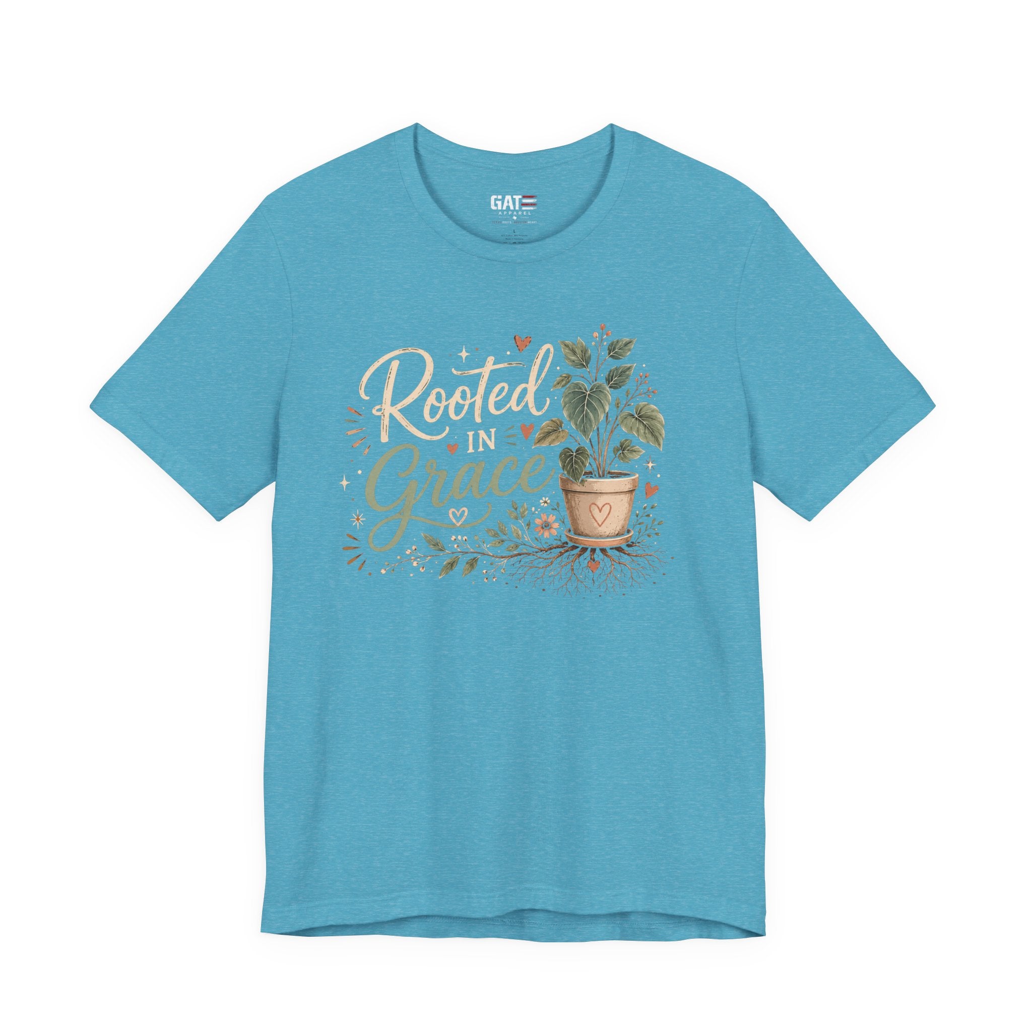 Christian Plant Lover Shirt for Women, Faith Based Gardening Tee, Houseplant Graphic Shirt, Botanical Christian Gift, Plant Mom Apparel