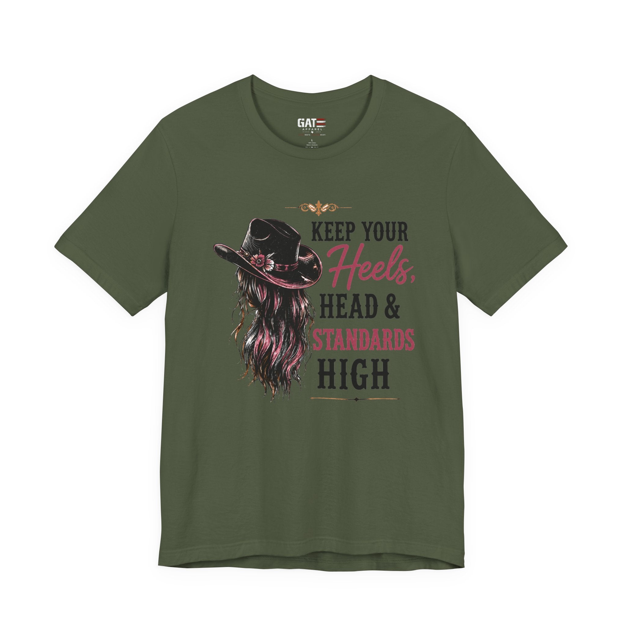 Keep Your Heels, Head, And Standards High