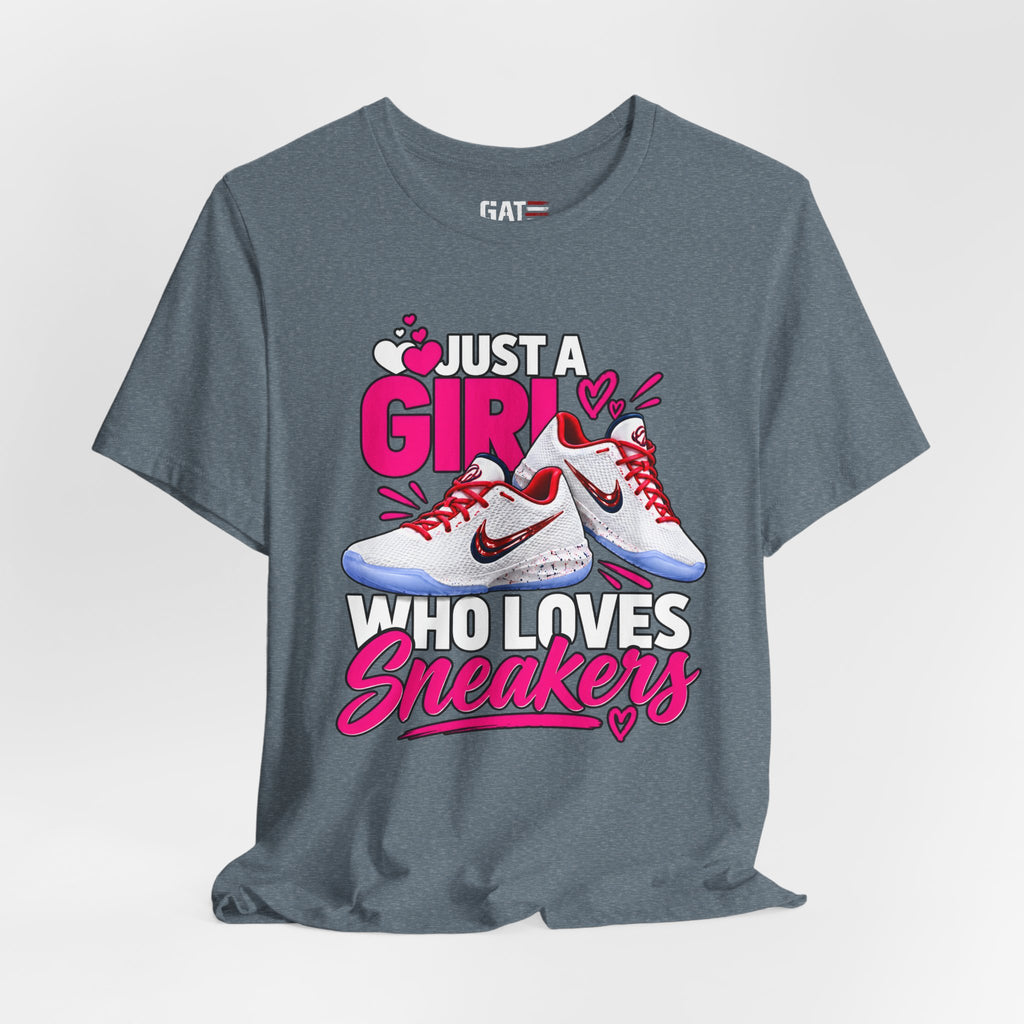 Caitlin Clark Caitlin 1s Just a Girl Sneaker Shirt | Style 4