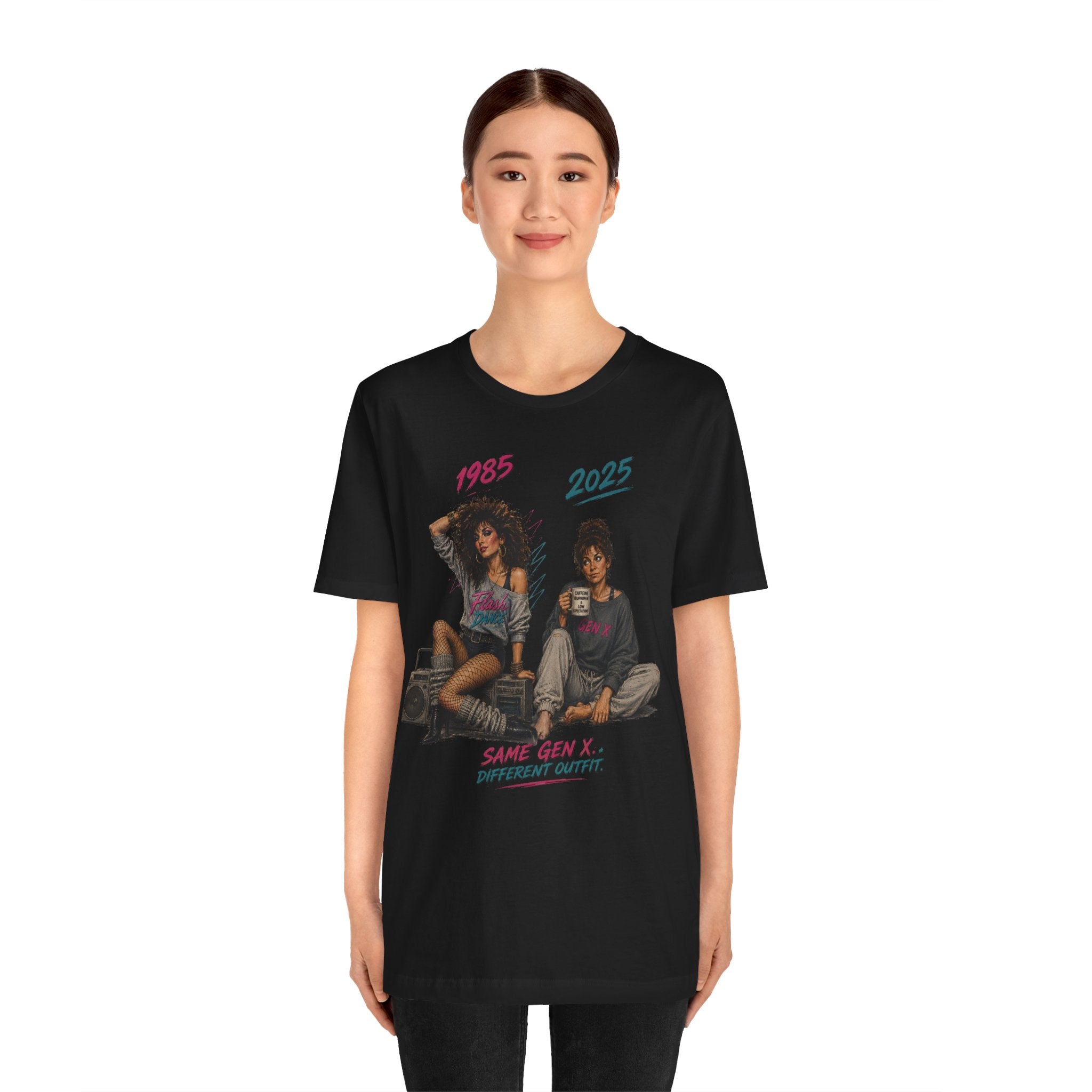 Retro 80s Vibes Tee — "1985 2023 Same Deal?" Graphic T-Shirt