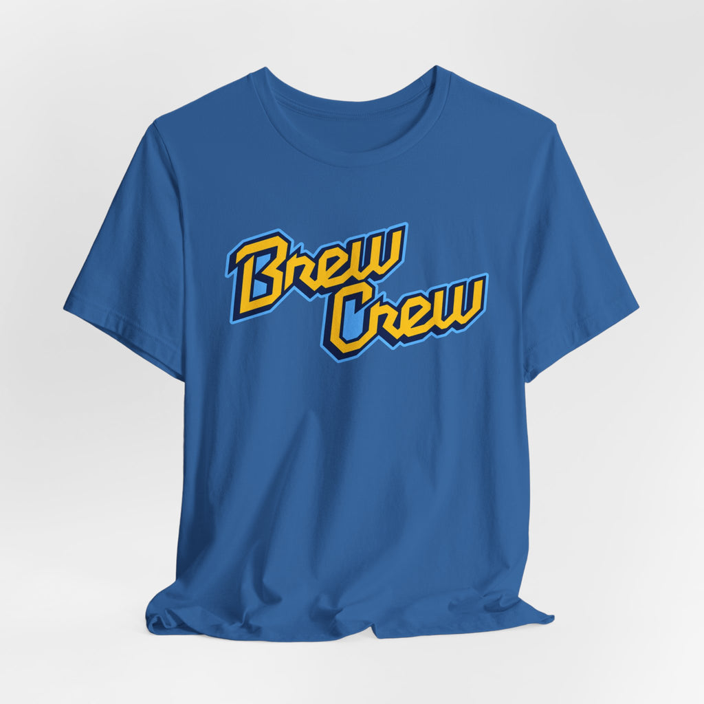 Milwaukee Brewers Brew Crew blue and gold lettering T-shirt - alternate product photo 14