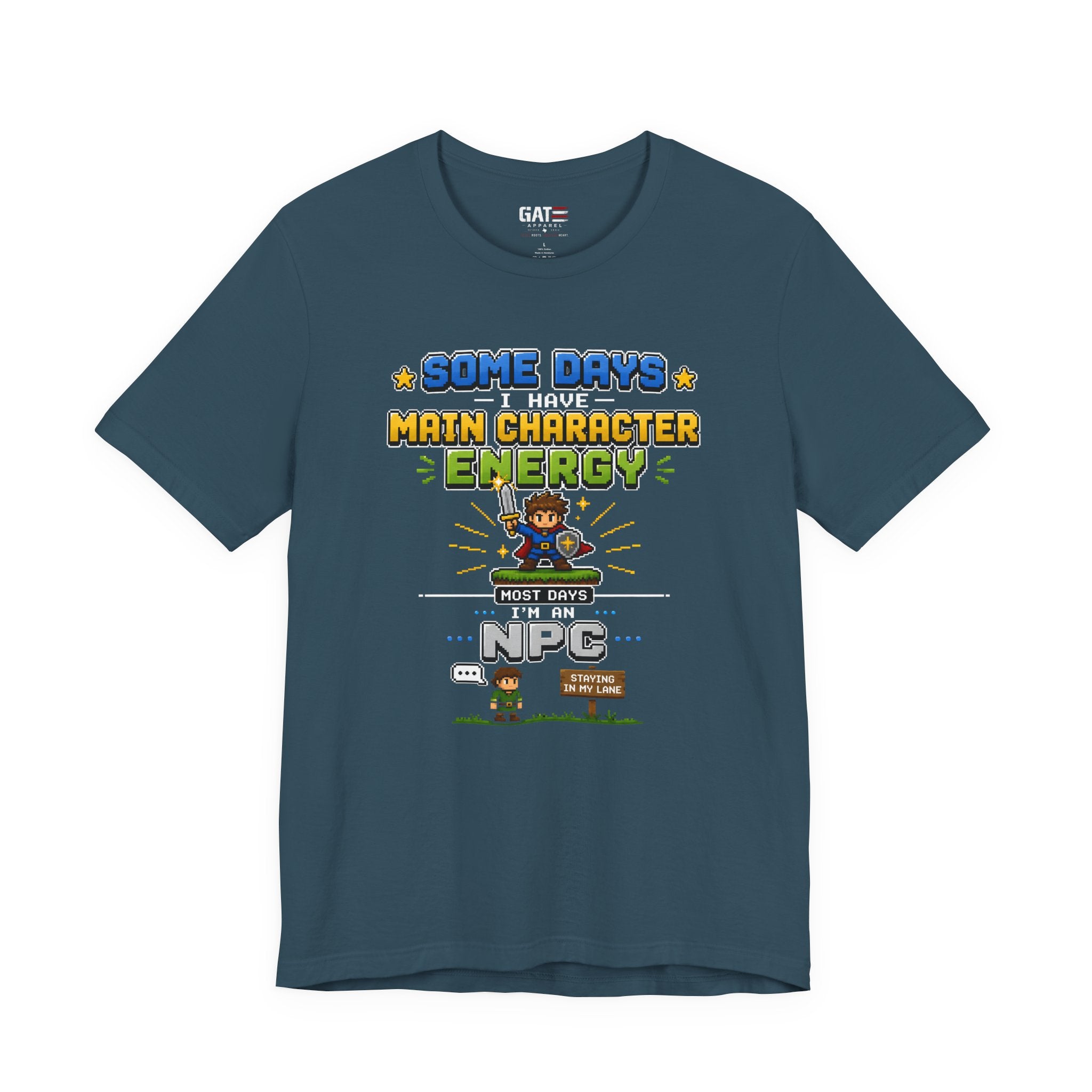 Main Character Energy Shirt | Retro Gaming Tee