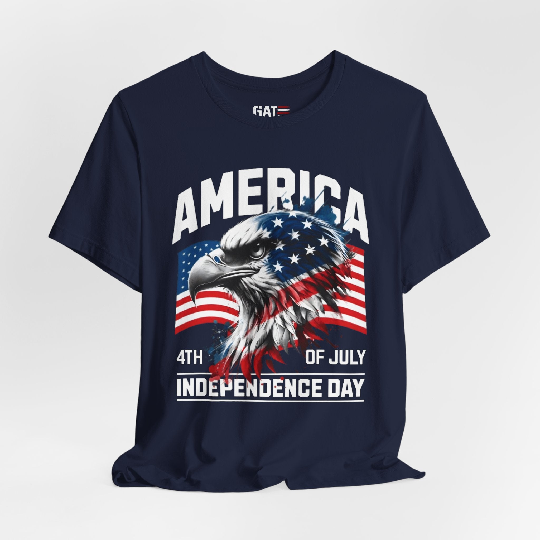 America Independence Day Shirt, Patriotic Eagle Flag Tee, 4th of July Shirt, USA Freedom Graphic T Shirt, American Pride Gift