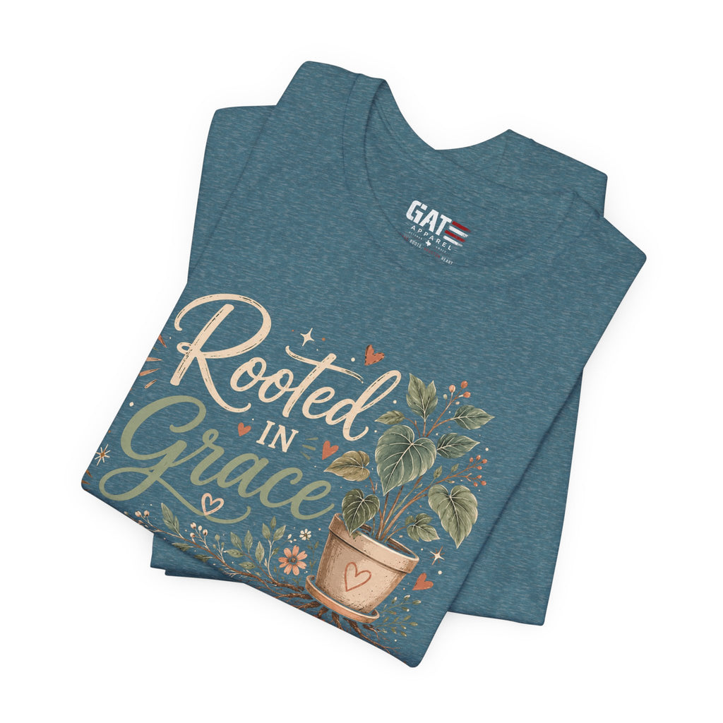 Christian Plant Lover Shirt for Women, Faith Based Gardening Tee, Houseplant Graphic Shirt, Botanical Christian Gift, Plant Mom Apparel