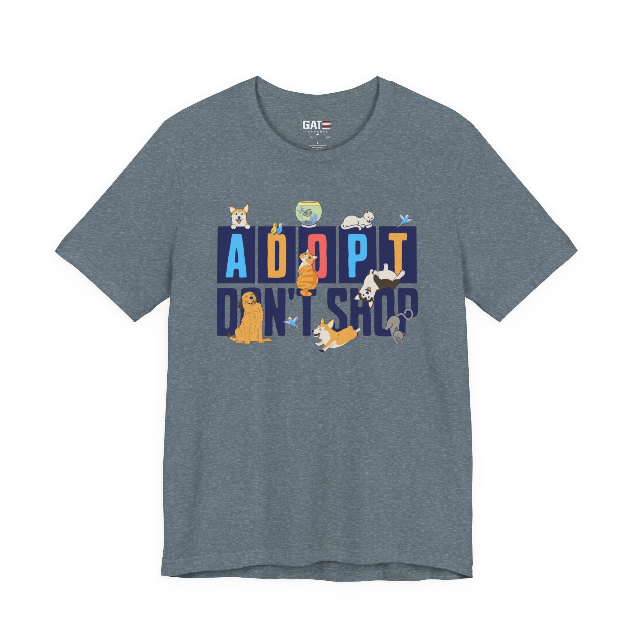 Adopt Don't Shop Rescue Pet T-Shirt