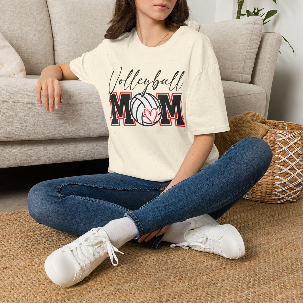 Volleyball Mom T‑Shirt – Custom Name