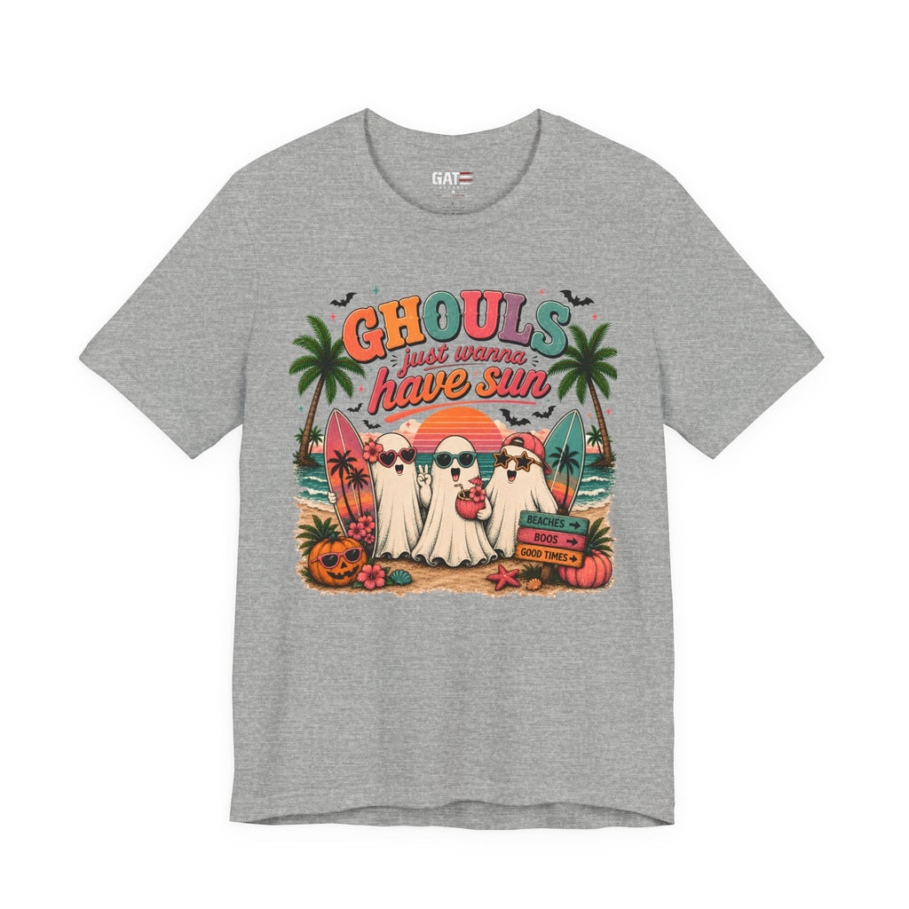 Summerween Spooky Beach Shirt | Tropical Ghost Tee Style 9