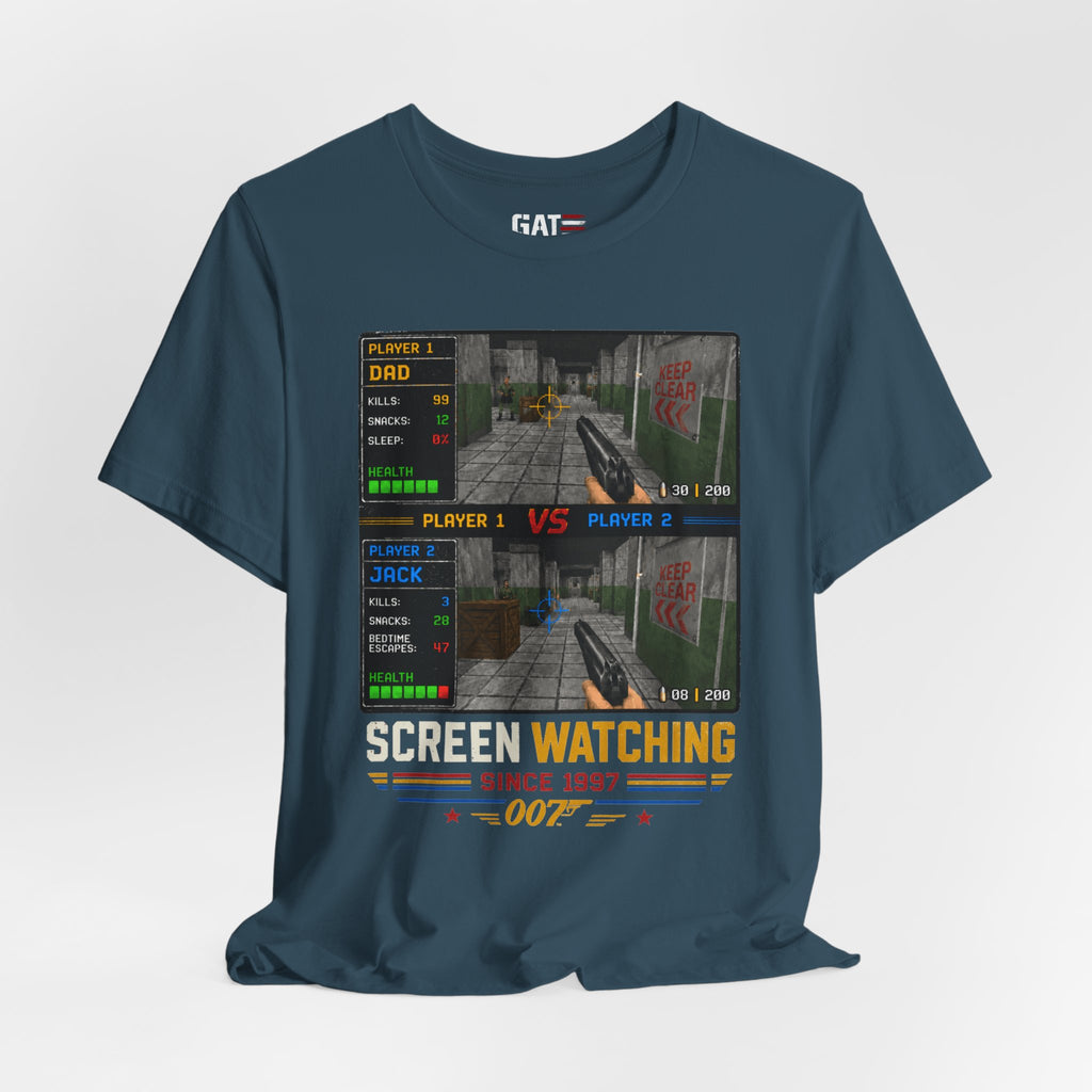 Personalized Shirt, Custom Gamer Shirt,GoldenEye 007 Shirt, Retro Gaming Shirt, N64 Gamer Gift, 90s Gaming Shirt, Father's Day Gift for Him