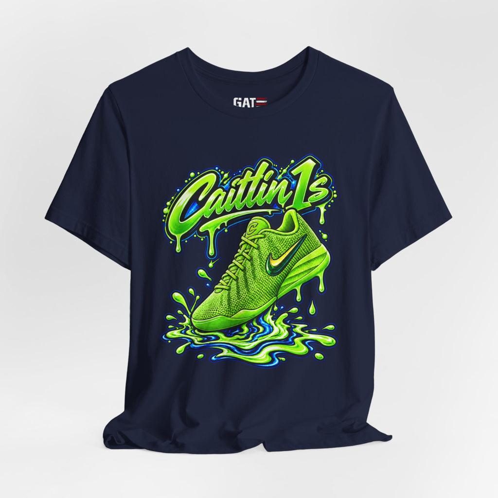 Caitlin Clark Caitlin 1s Electric Green Sneaker Shirt