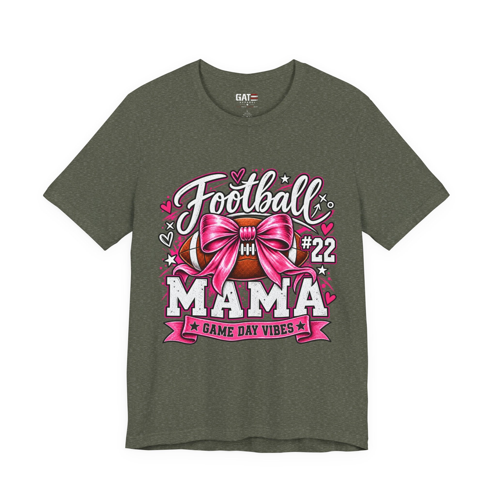 Football Mom Personalized Shirt Custom Player Name Number Player Game Day Tee