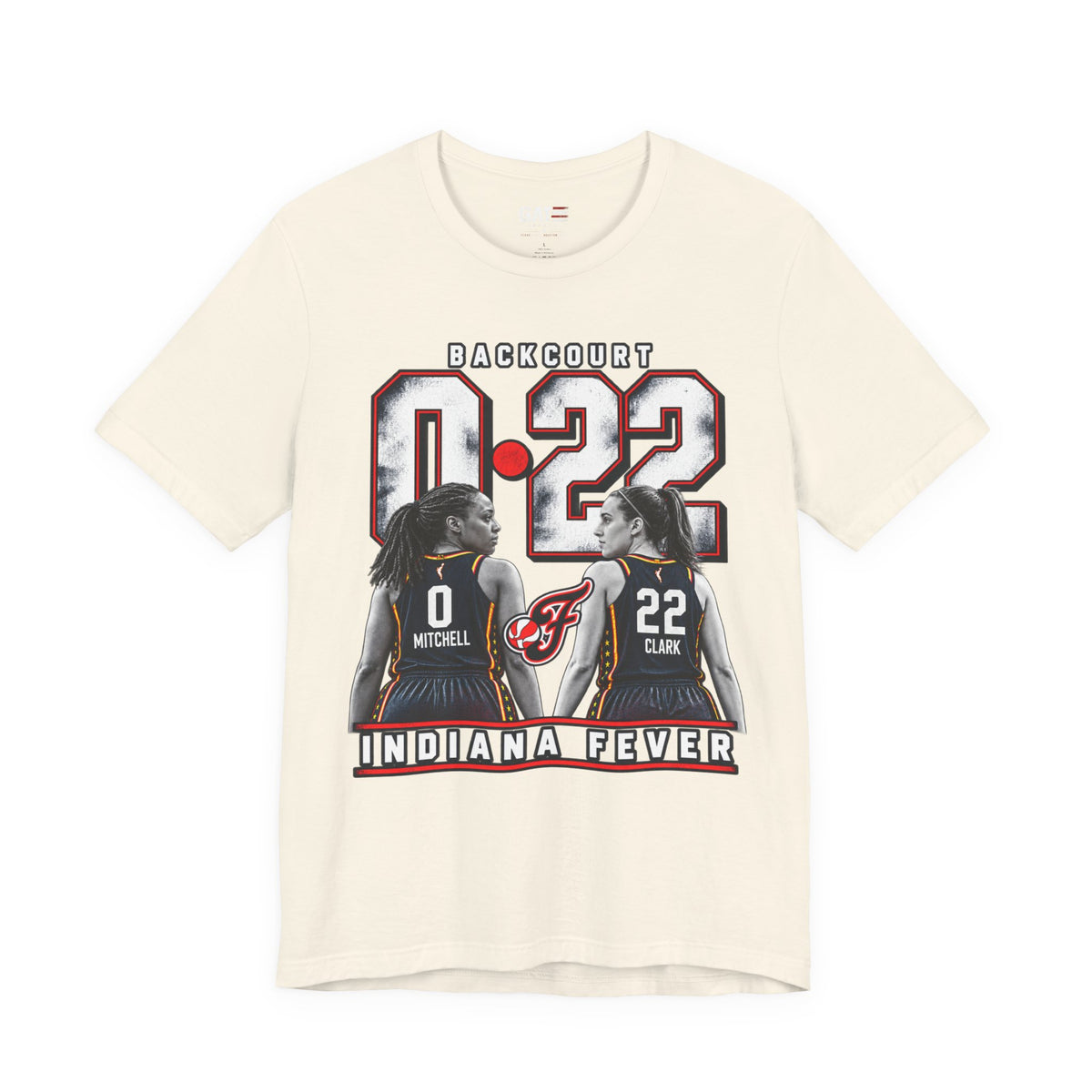 Caitlin Clark & Kelsey Mitchell Backcourt Shirt | Indiana Fever WNBA