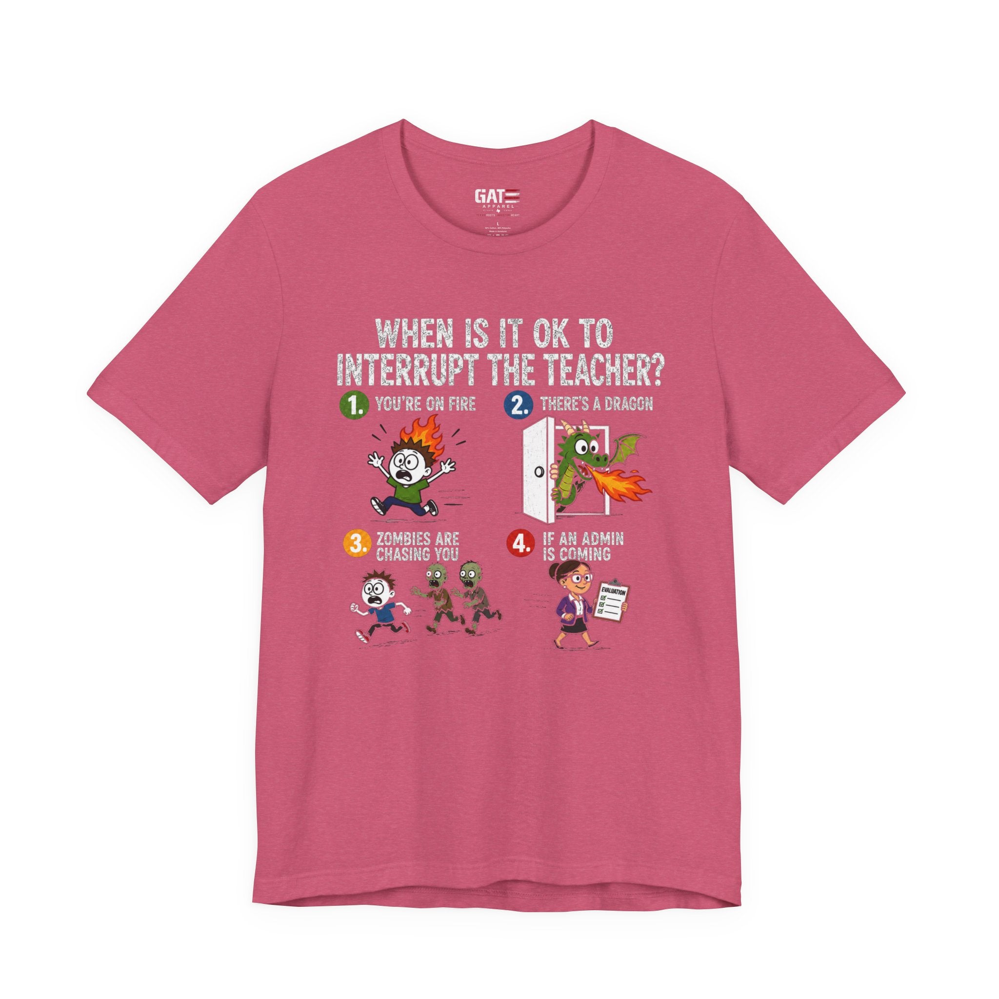 Funny Teacher Shirt, Teacher Humor Tee, Teacher Appreciation Gift, Back to School Shirt, Classroom Humor Gift for Teachers
