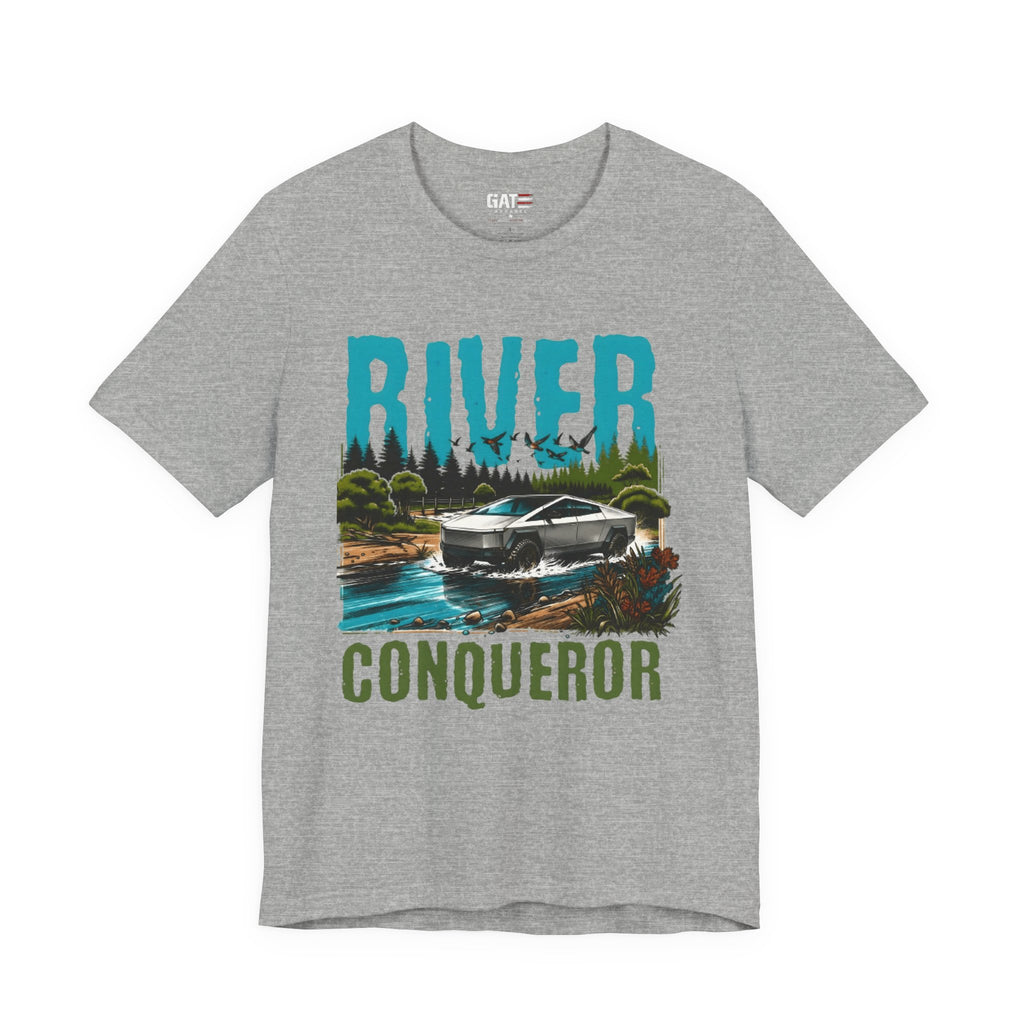 Cybertruck River Conqueror Shirt, Tesla Cybertruck Off Road Tee, Adventure Truck Shirt, Camping Shirt, Outdoor Lover Gift