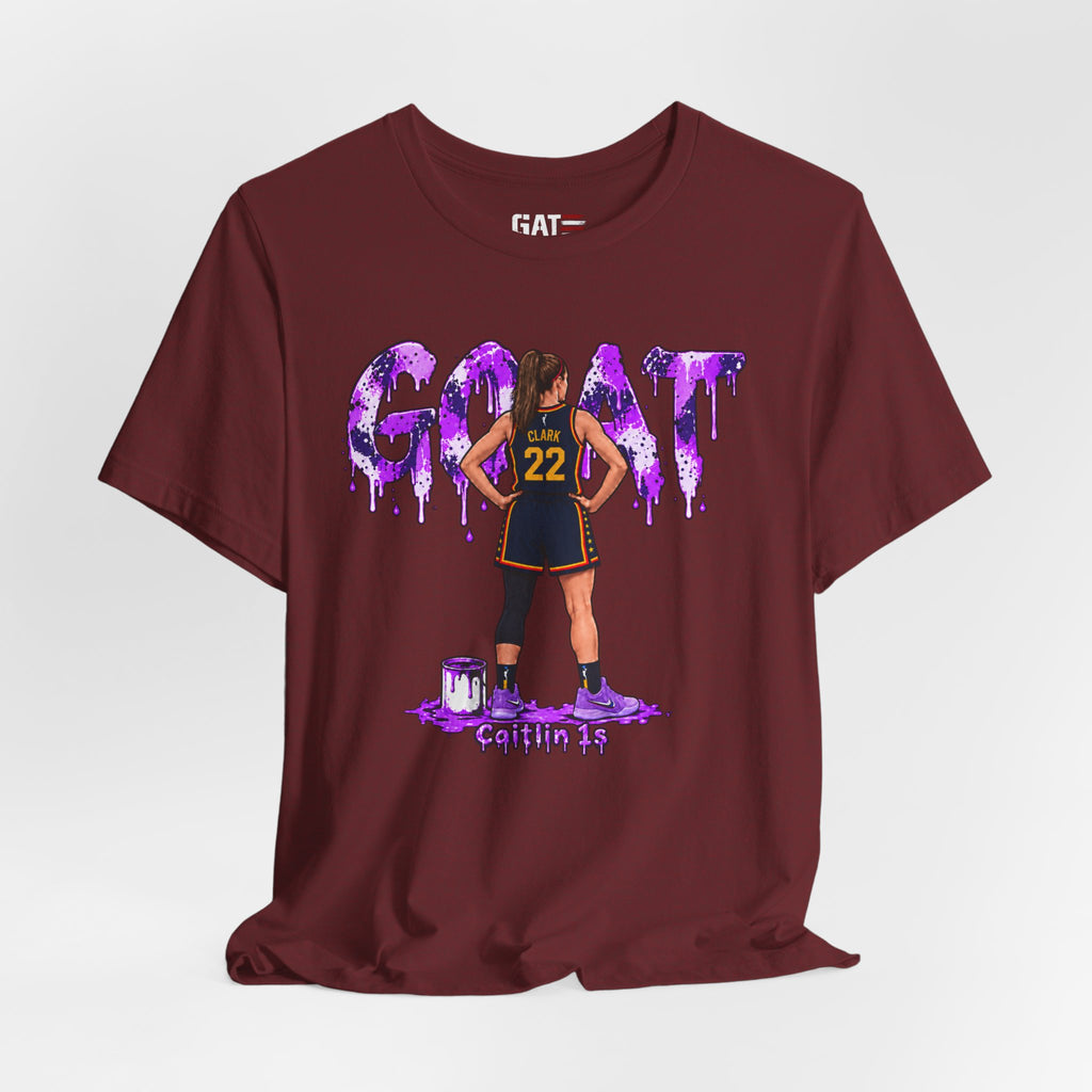 Caitlin Clark Caitlin 1s GOAT Purple Fade Sneaker Shirt
