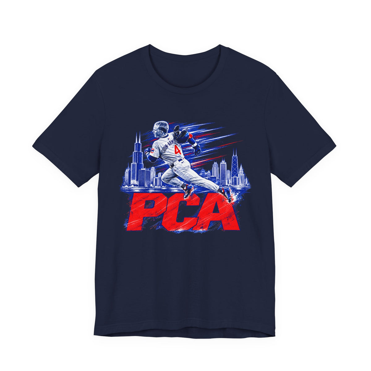 Chicago Cubs Pete Crow-Armstrong No. 4 Skyline T-Shirt - product image 5