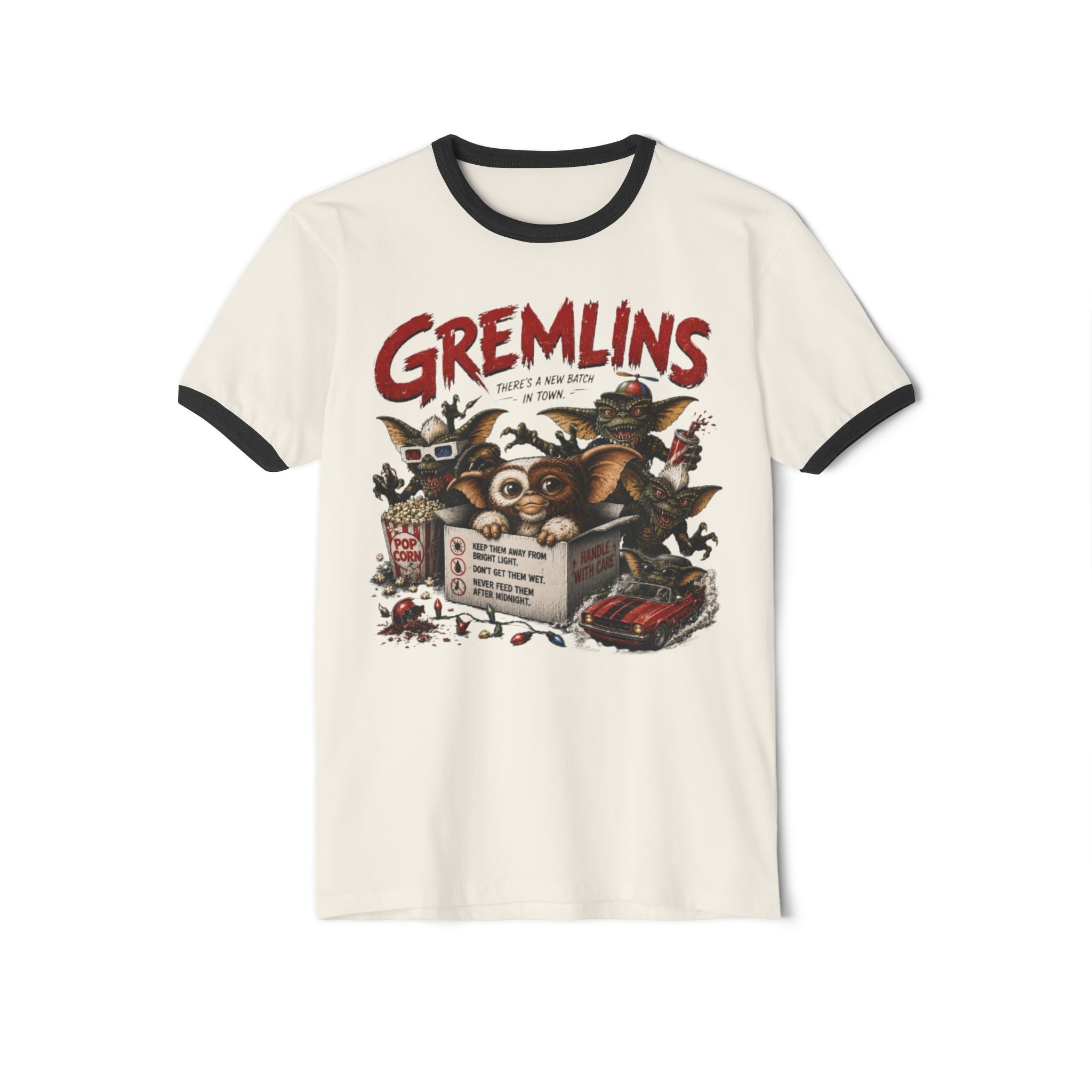 Gremlins Retro Movie Ringer T-Shirt