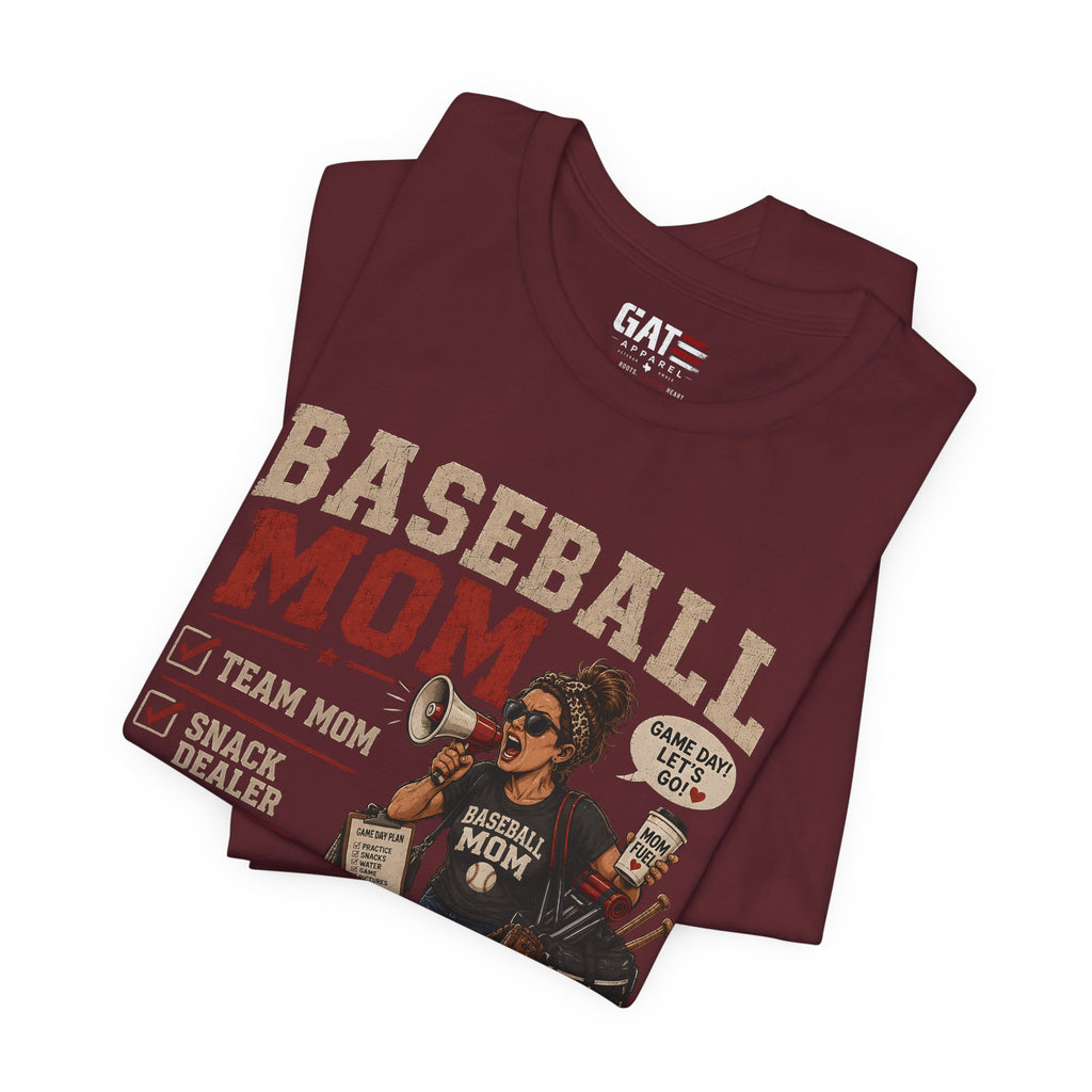 Baseball Mom Shirt, Baseball Mom Gift, Team Mom Shirt, Sports Mom Tee, Game Day Mom Shirt, Baseball Mama Shirt, Snack Dealer, Biggest Fan