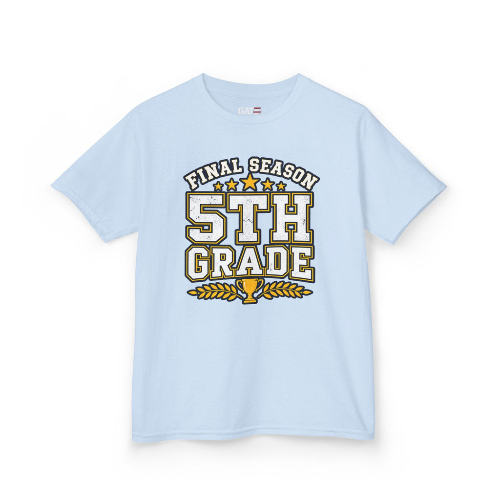 Final Season 5th Grade Kids Tee — End of Elementary School Graduation Shirt