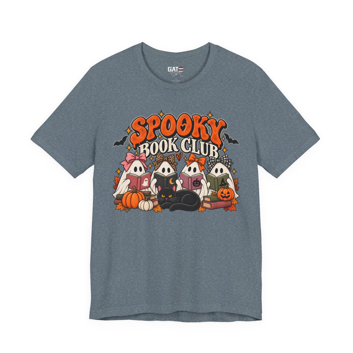 Spooky Book Club Halloween Shirt | Ghost Reading Tee