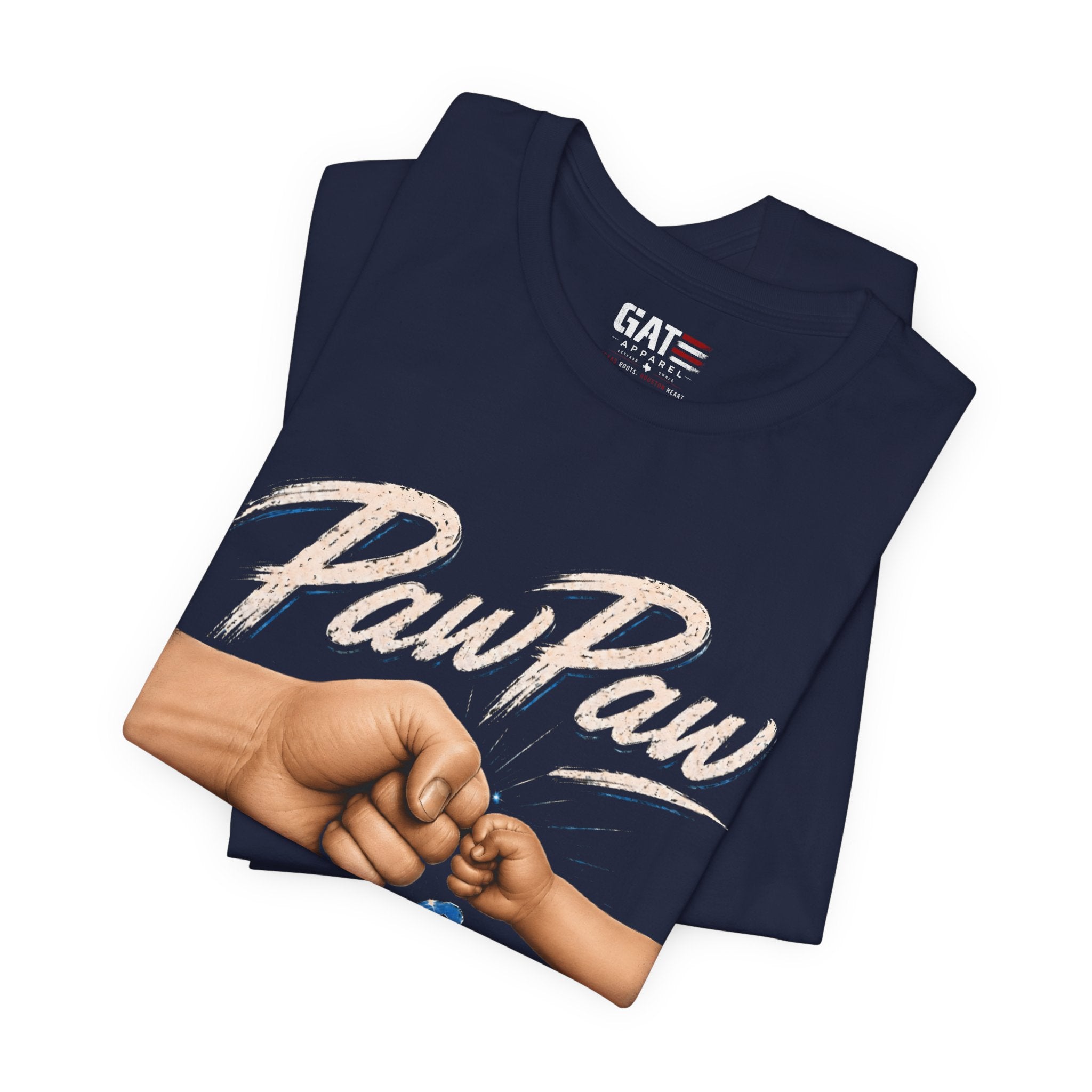 PawPaw Life Style 4 fist bump T-Shirt | Grandfather Papa family tee