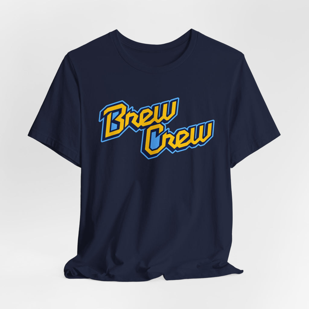 Milwaukee Brewers Brew Crew blue and gold lettering T-shirt - alternate product photo 20