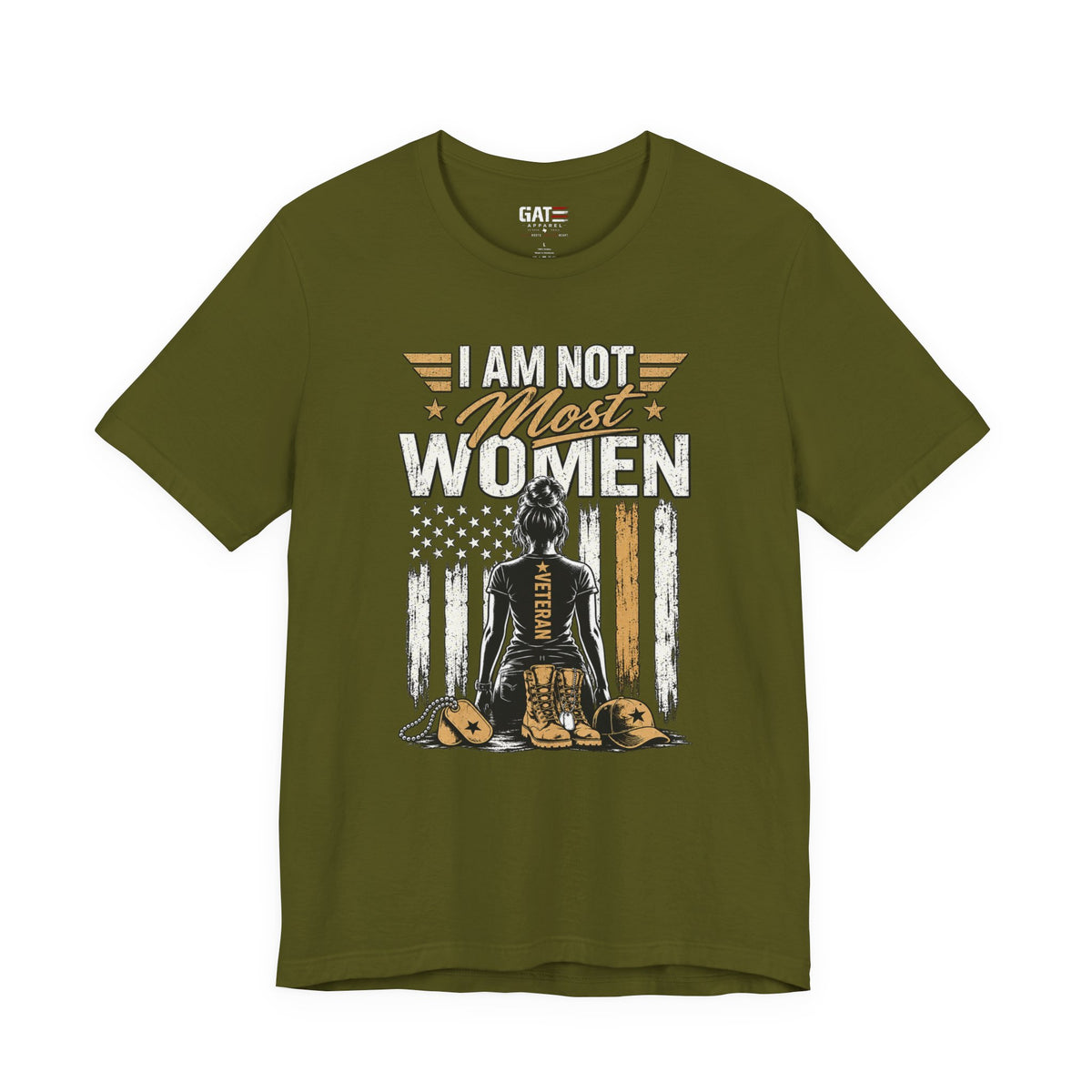 I Am Not Most Women Female Veteran Shirt | Style 2