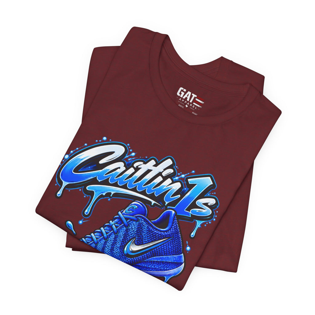 Caitlin Clark Caitlin 1s Racer Blue Drip Sneaker Shirt