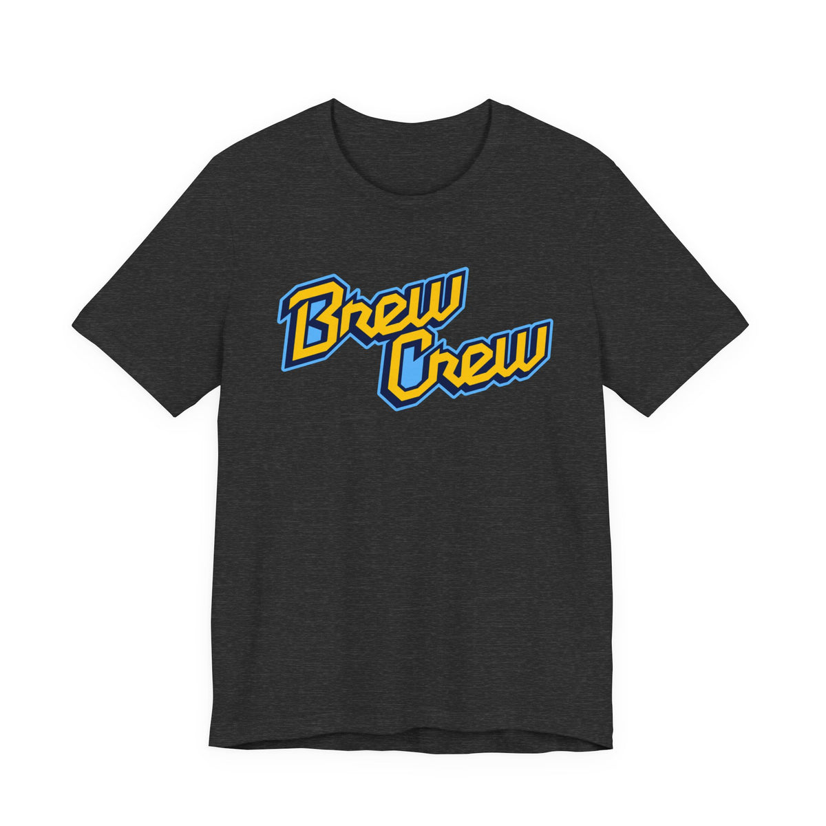 Milwaukee Brewers Brew Crew blue and gold lettering T-shirt - alternate product photo 4