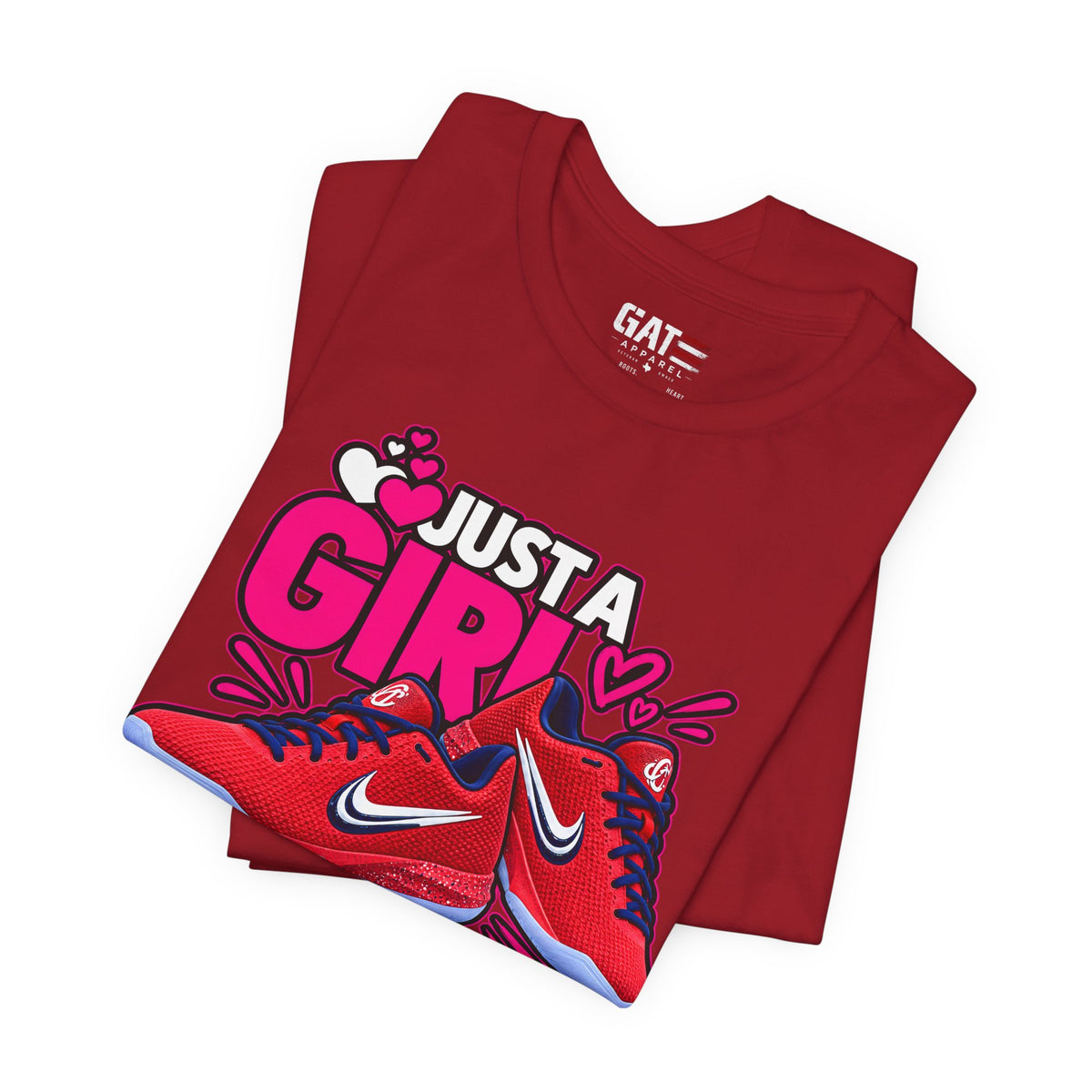 Caitlin Clark Caitlin 1s Just a Girl Sneaker Shirt | Style 2