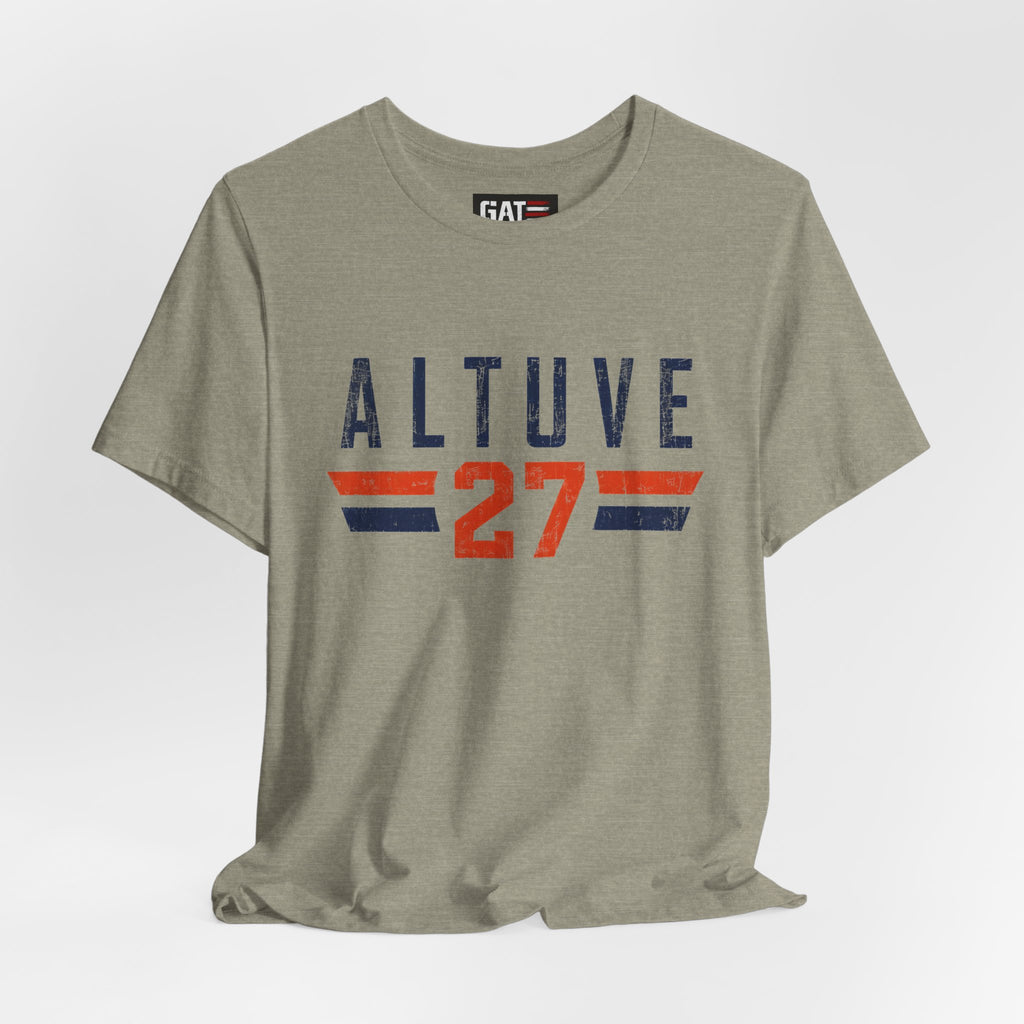 Jose Altuve | Vintage Number 27 Graphic