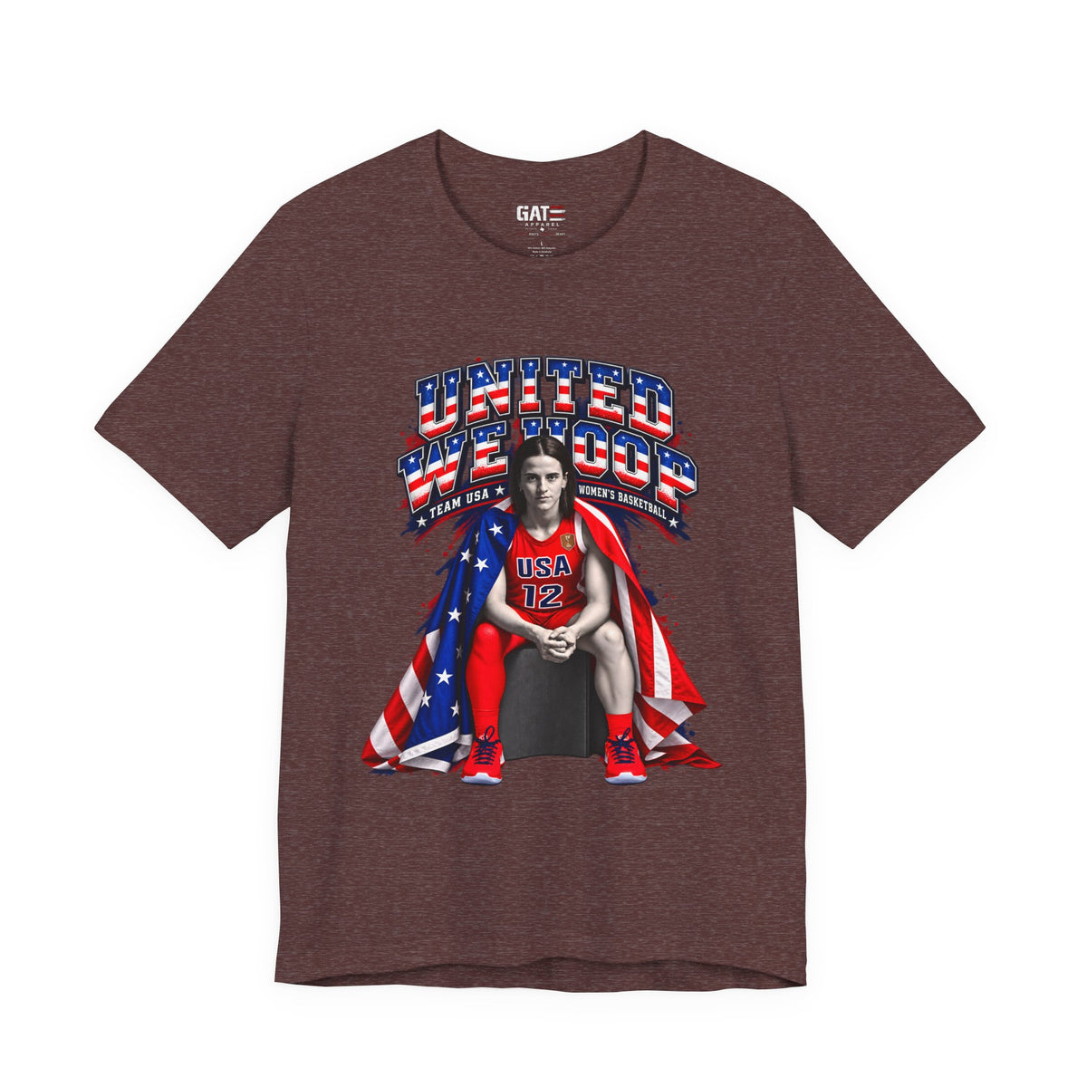 Caitlin Clark Team USA Shirt | WNBA Tee Style 2