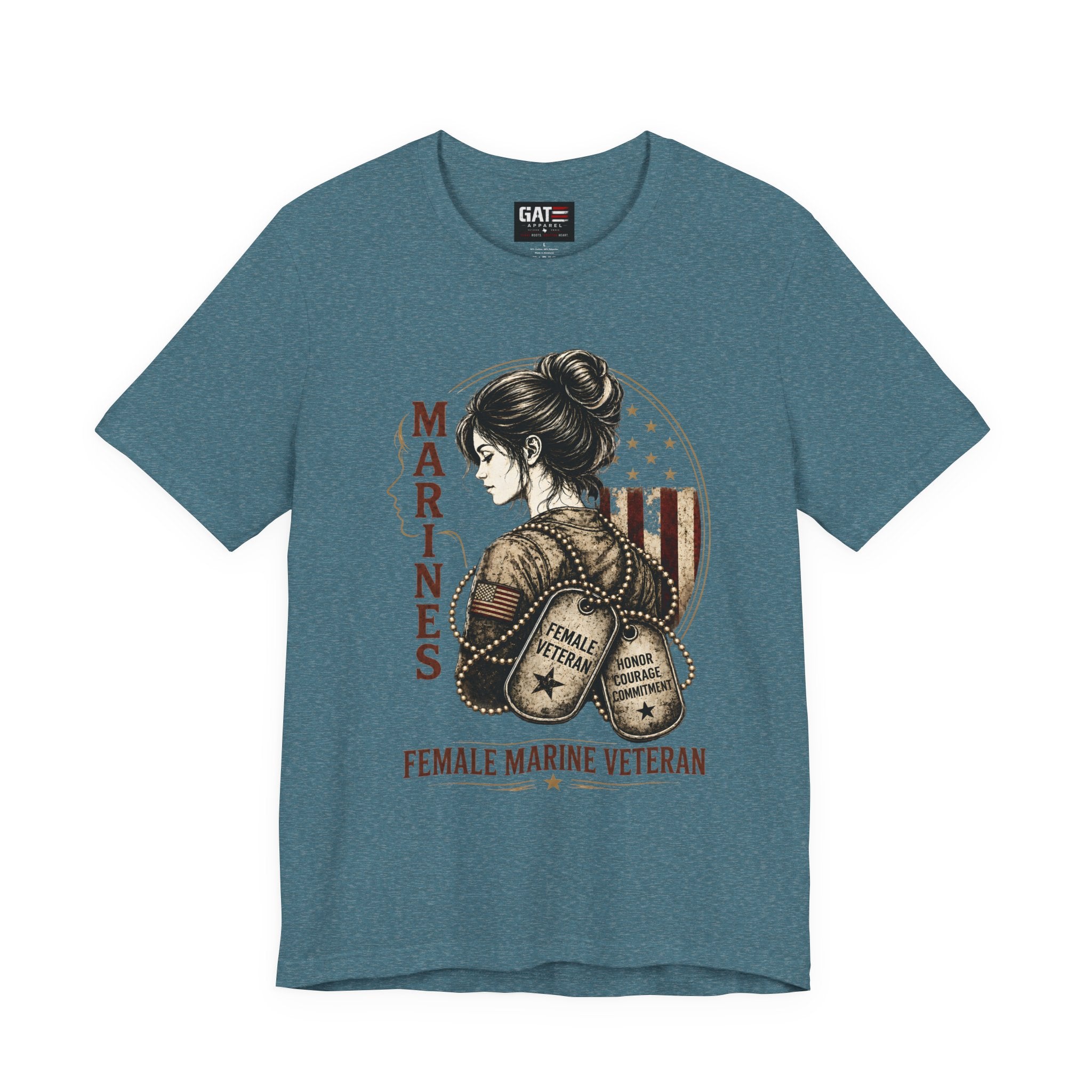 Female Marine Veteran Shirt Women Veteran Tee, Female Veteran Gift, Patriotic Military Shirt Women