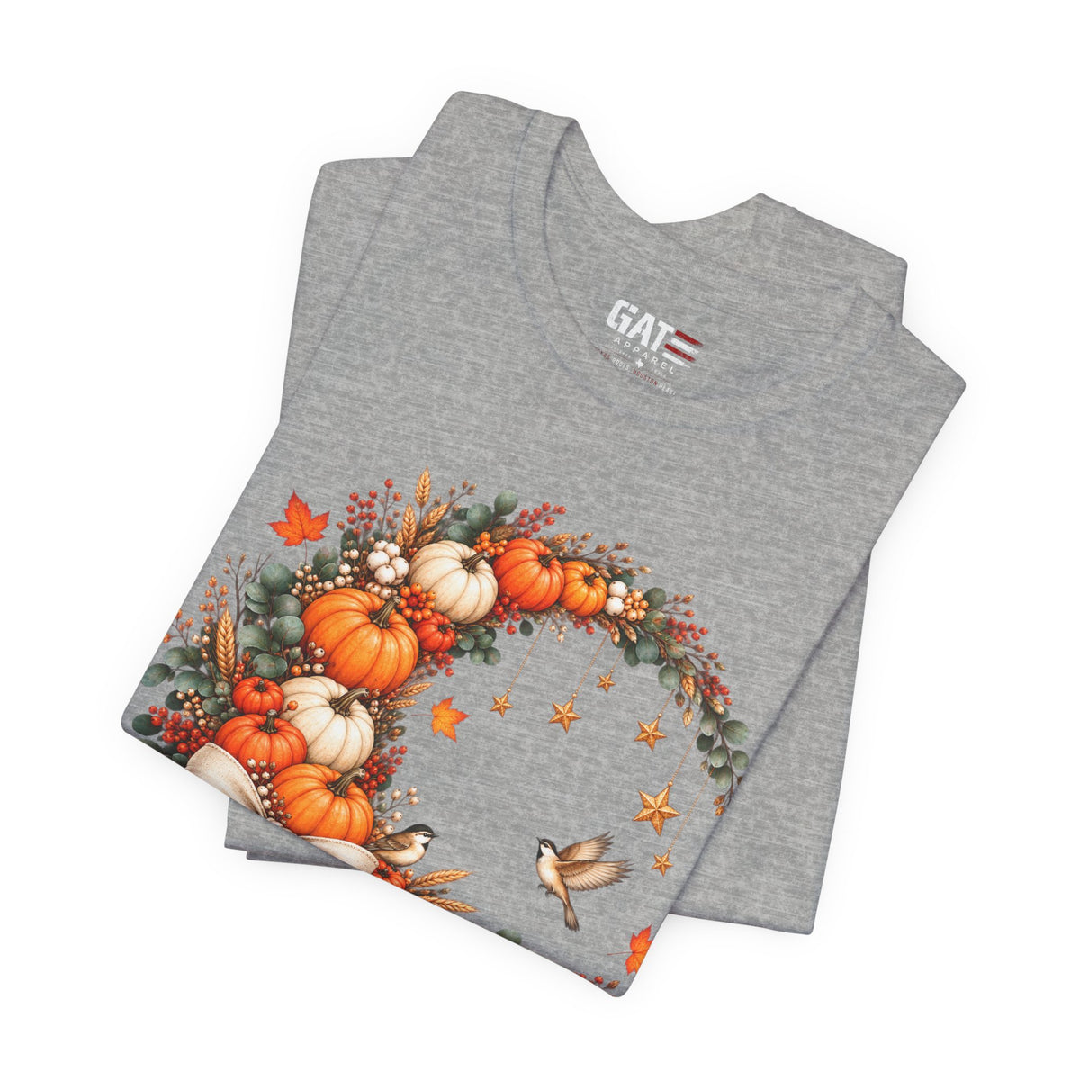 Autumn Pumpkin Wreath Tee