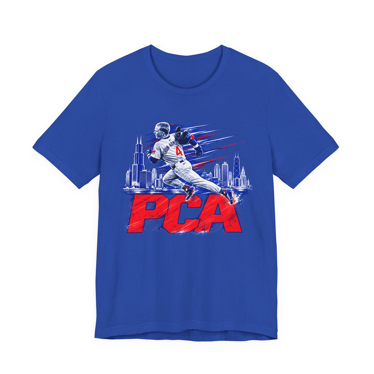 Chicago Cubs Pete Crow-Armstrong No. 4 Skyline T-Shirt - product image 2