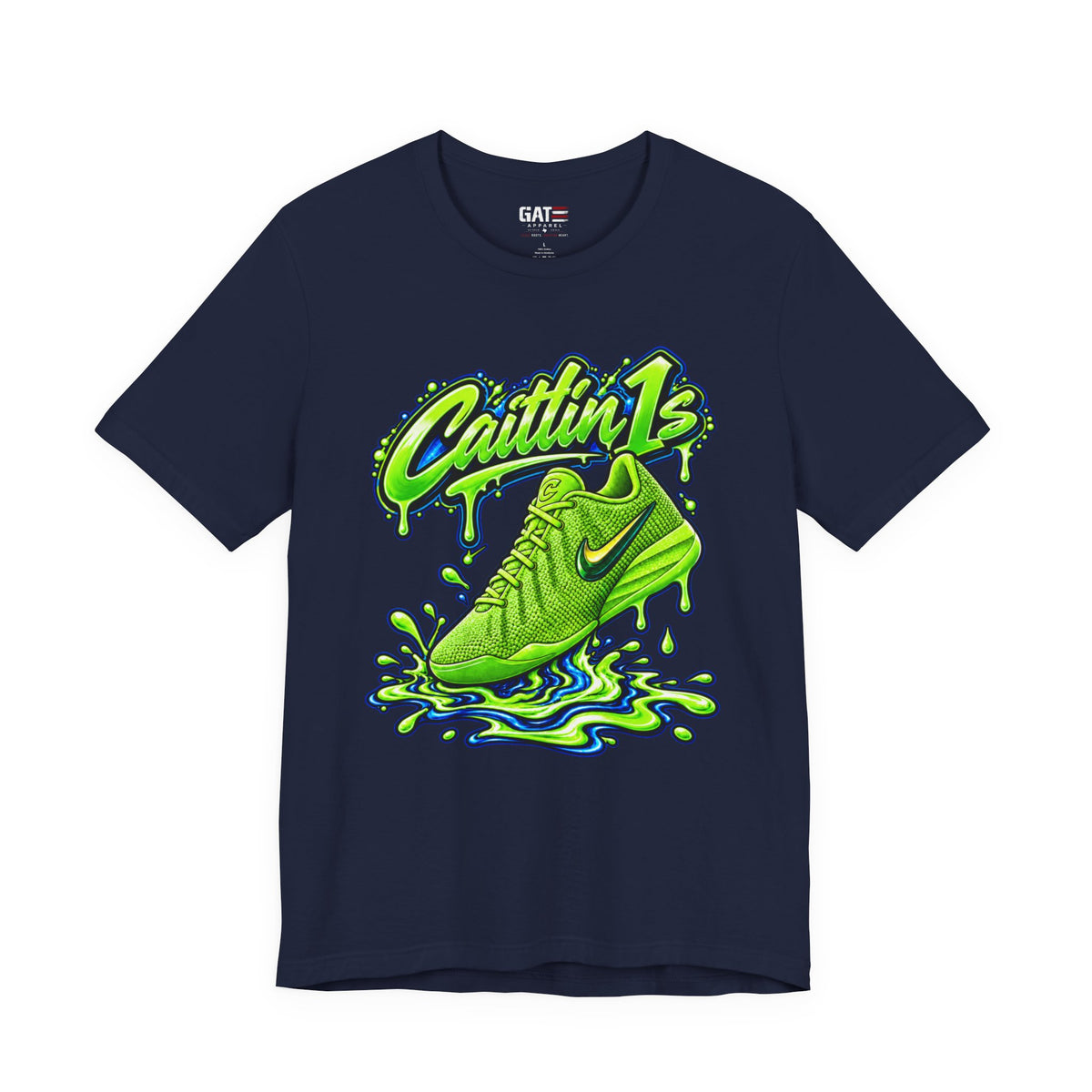 Caitlin Clark Caitlin 1s Electric Green Sneaker Shirt