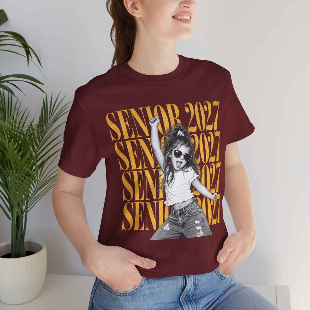 Personalized Senior 2027 Photo Shirt | Graduation Tee